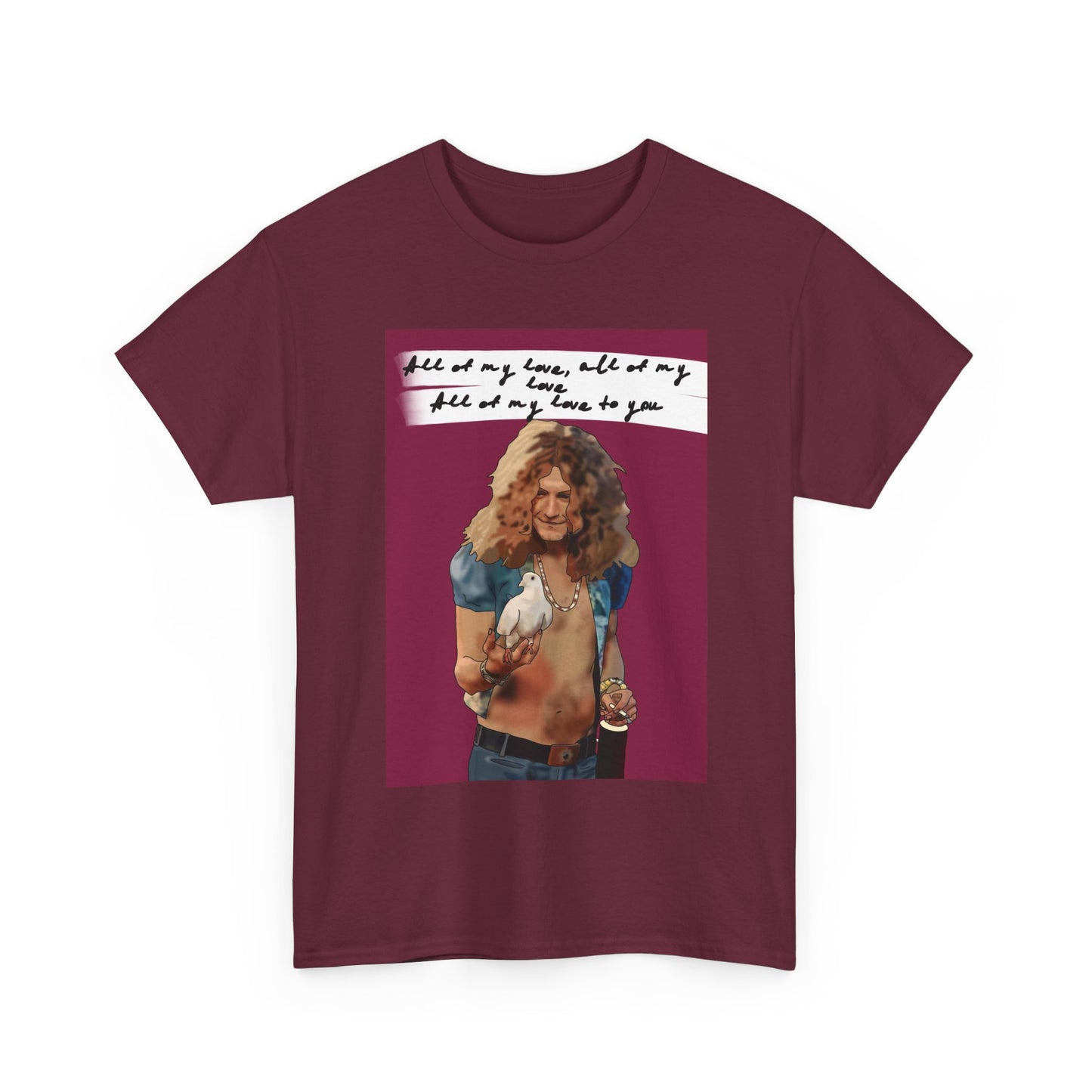 Robert Plant Led Zeppelin lyrics t shirt