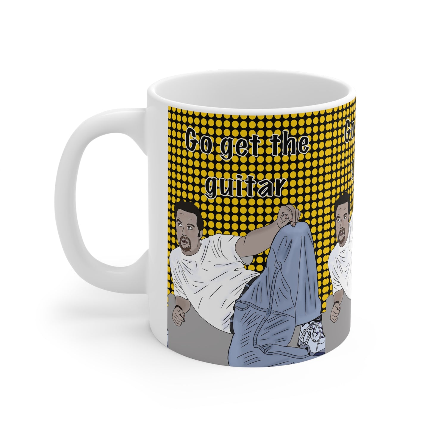 David Brent "Get The Guitar" Ceramic Coffee Mug — The Office Inspired