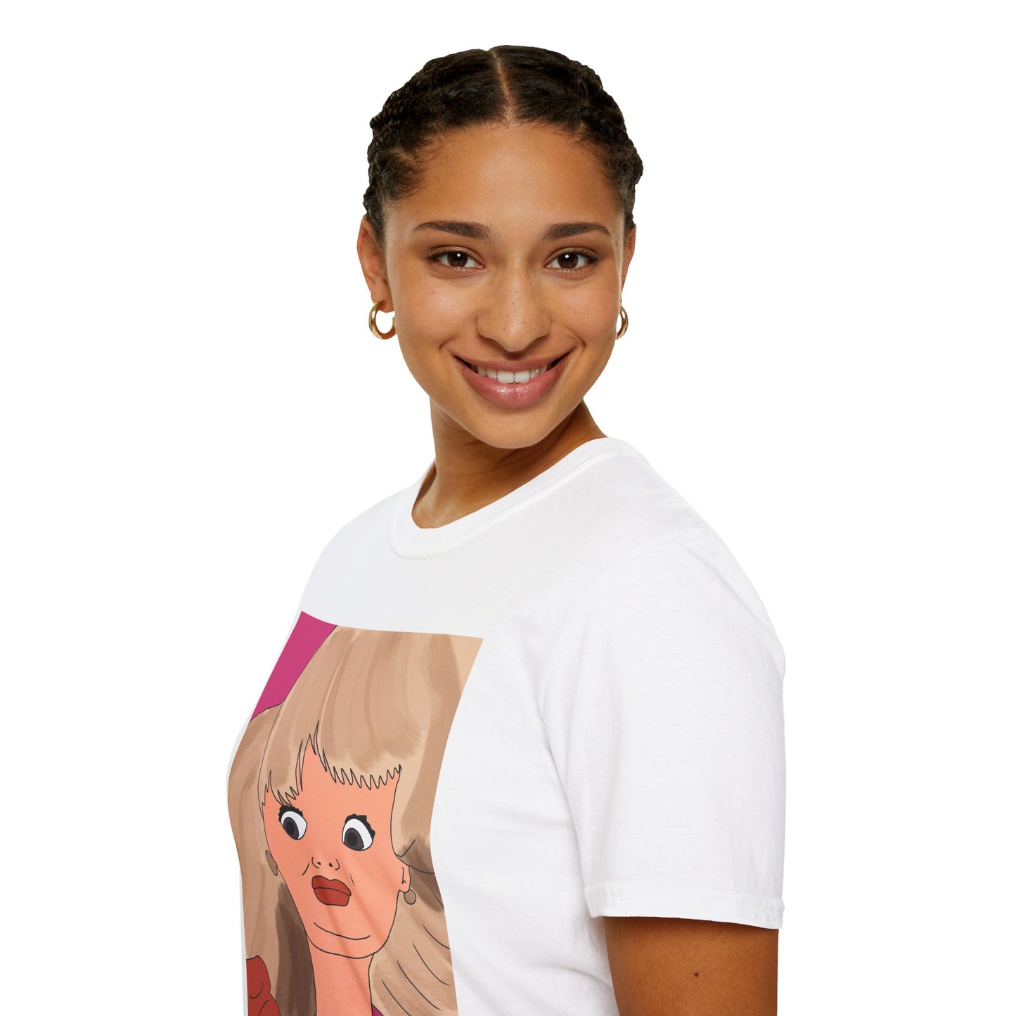 Ewww Retro Pop Art Doll Portrait T-Shirt