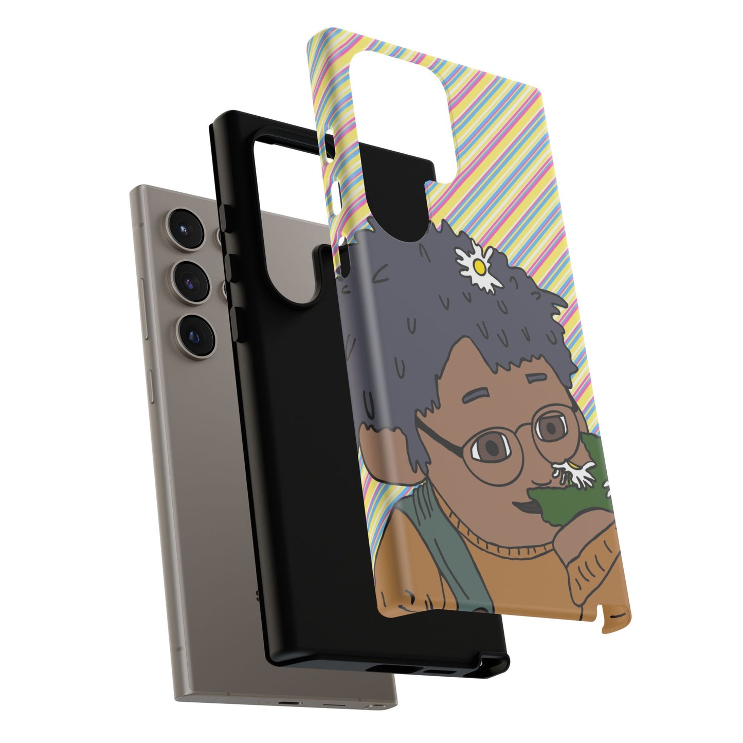 Cute Flowers Tom Phone Case —