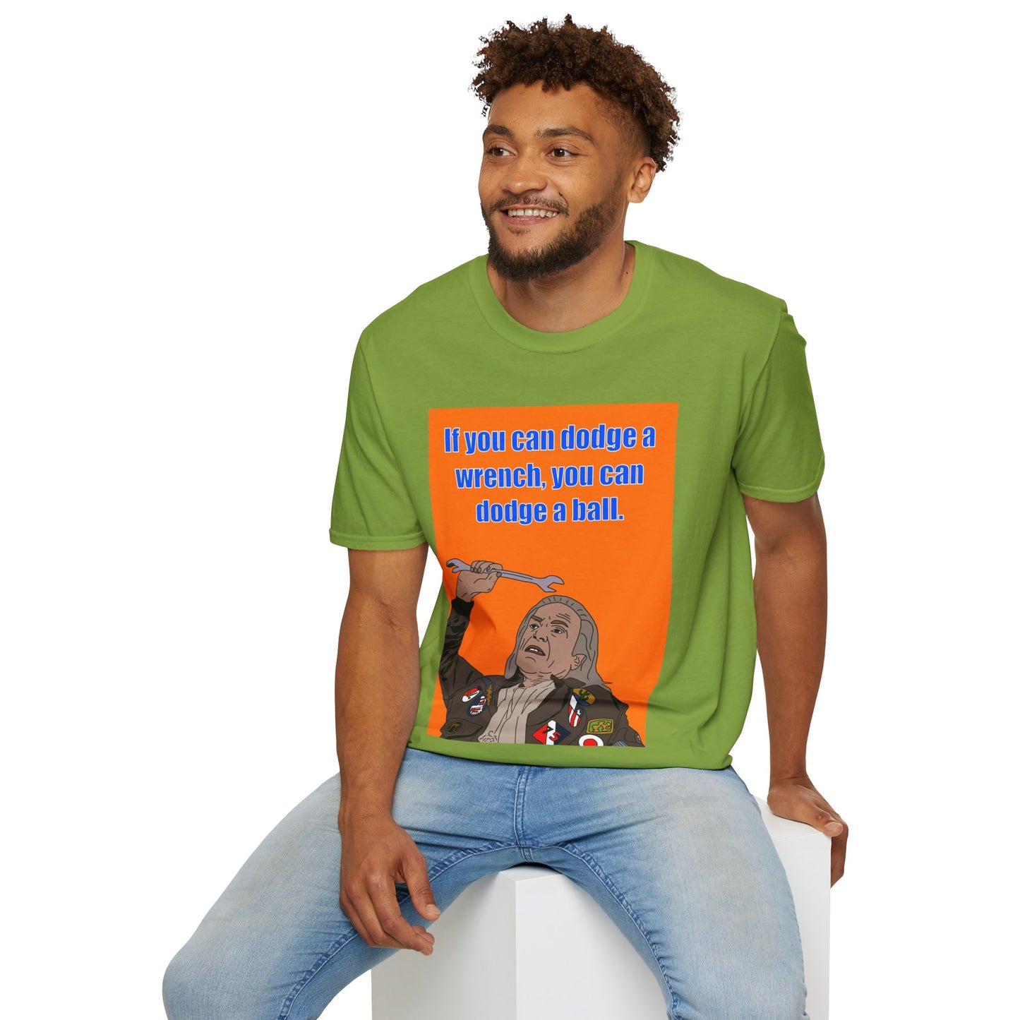 Dodgeball Dodge a Wrench T-Shirt — Funny Quote Tee