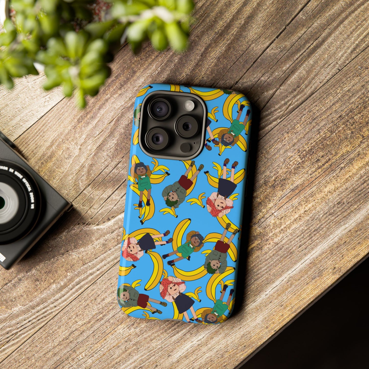 Banana Tots Pattern Phone Case — Cute Cartoon Phone Cover