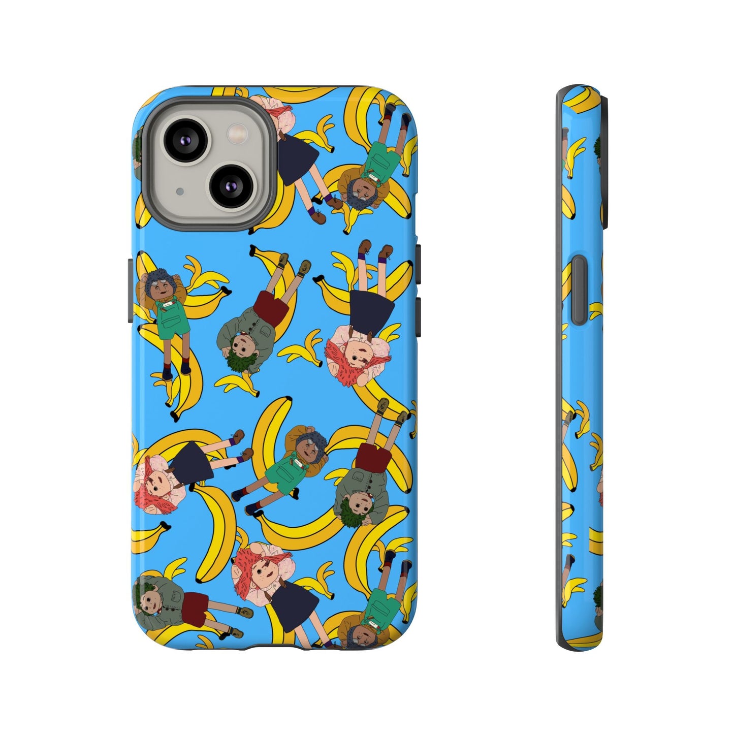 Banana Tots Pattern Phone Case — Cute Cartoon Phone Cover