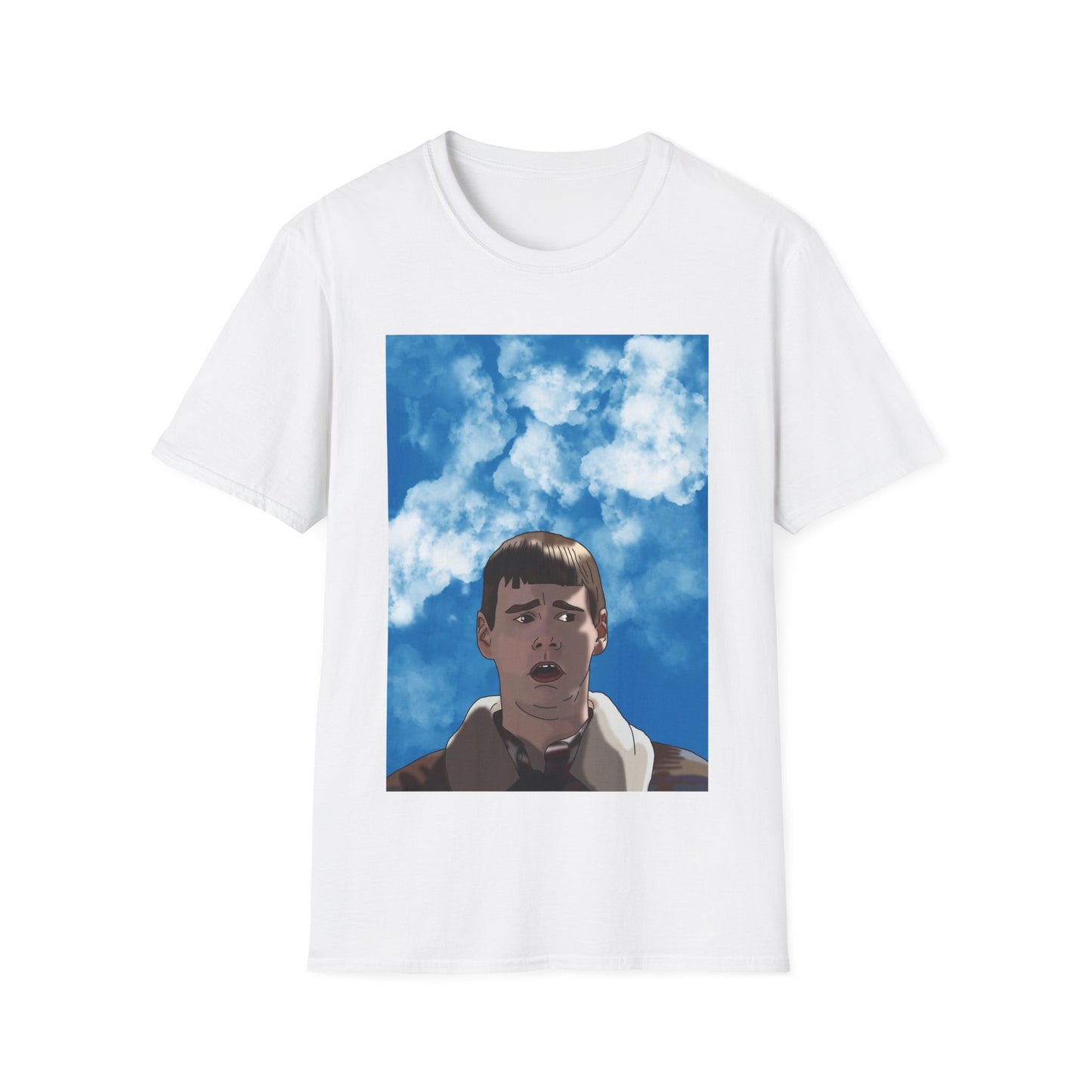 Dumb & Dumber Graphic T-Shirt — Retro Portrait Sky Print