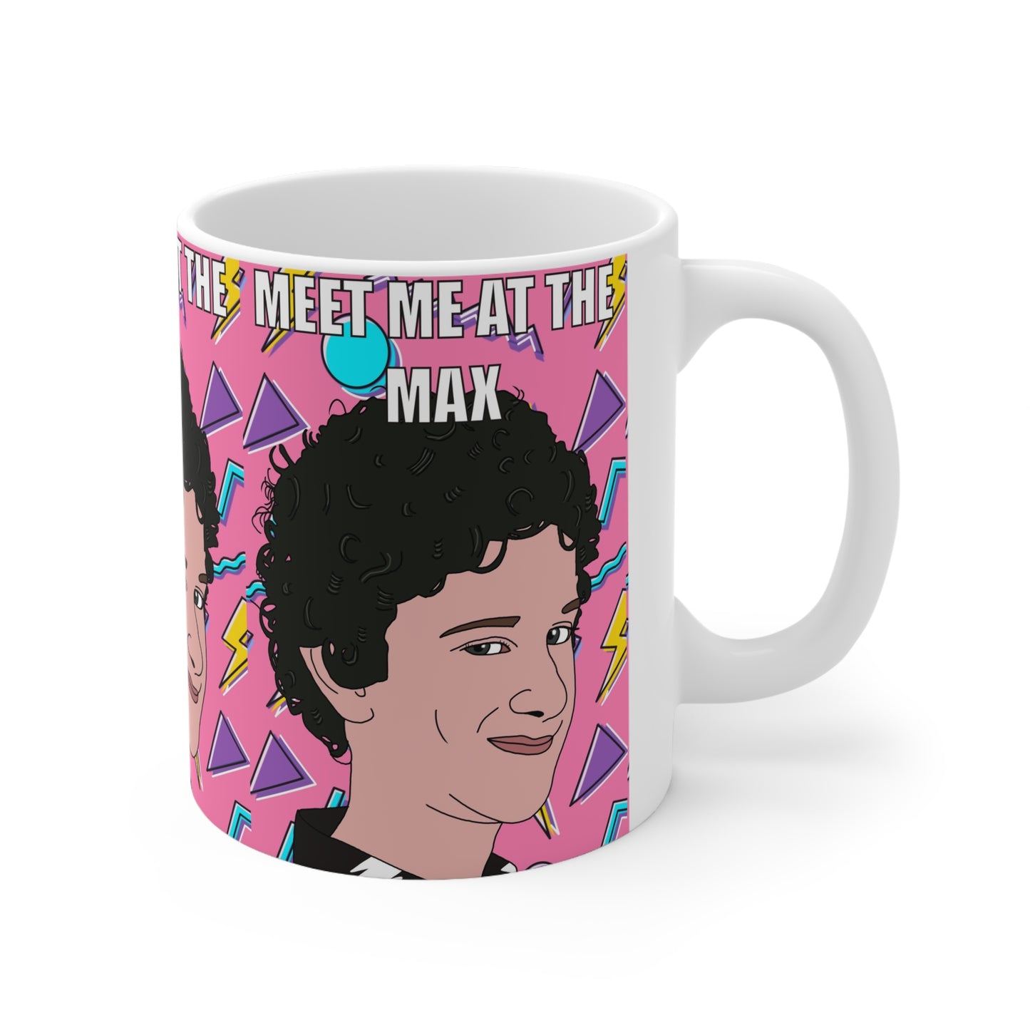 Screech Saved by the Bell Mug — "Meet Me at the Max" Ceramic Coffee Cup