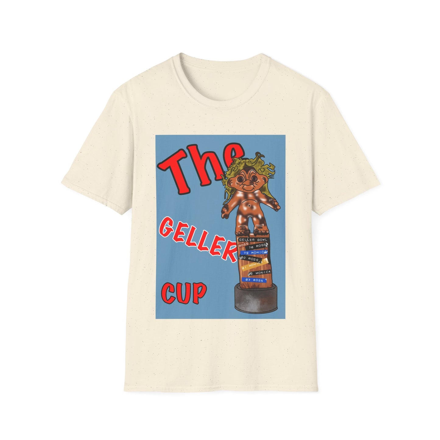 Friends TV Show Geller Cup T-Shirt — Retro Trophy Graphic Tee