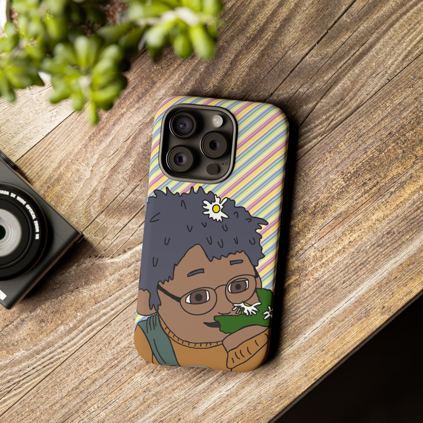 Cute Flowers Tom Phone Case —