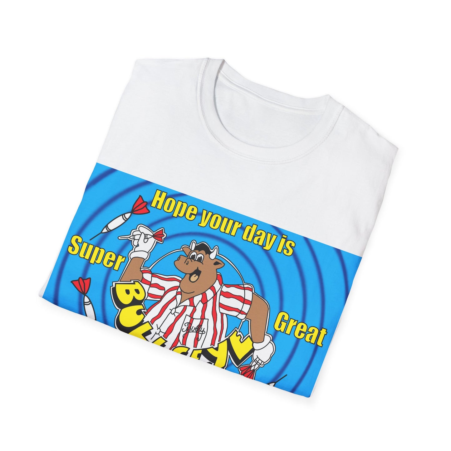 T-Shirt — 'Hope Your Day is Super Bullseye! Smashing' Carnival Target Graphic Tee