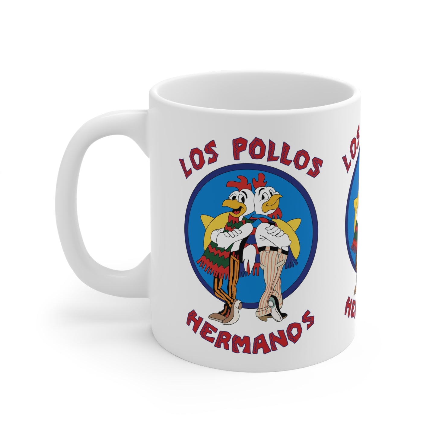 Breaking Bad Los Pollos Hermanos Ceramic Coffee Mug — 11oz & 15oz Retro Logo