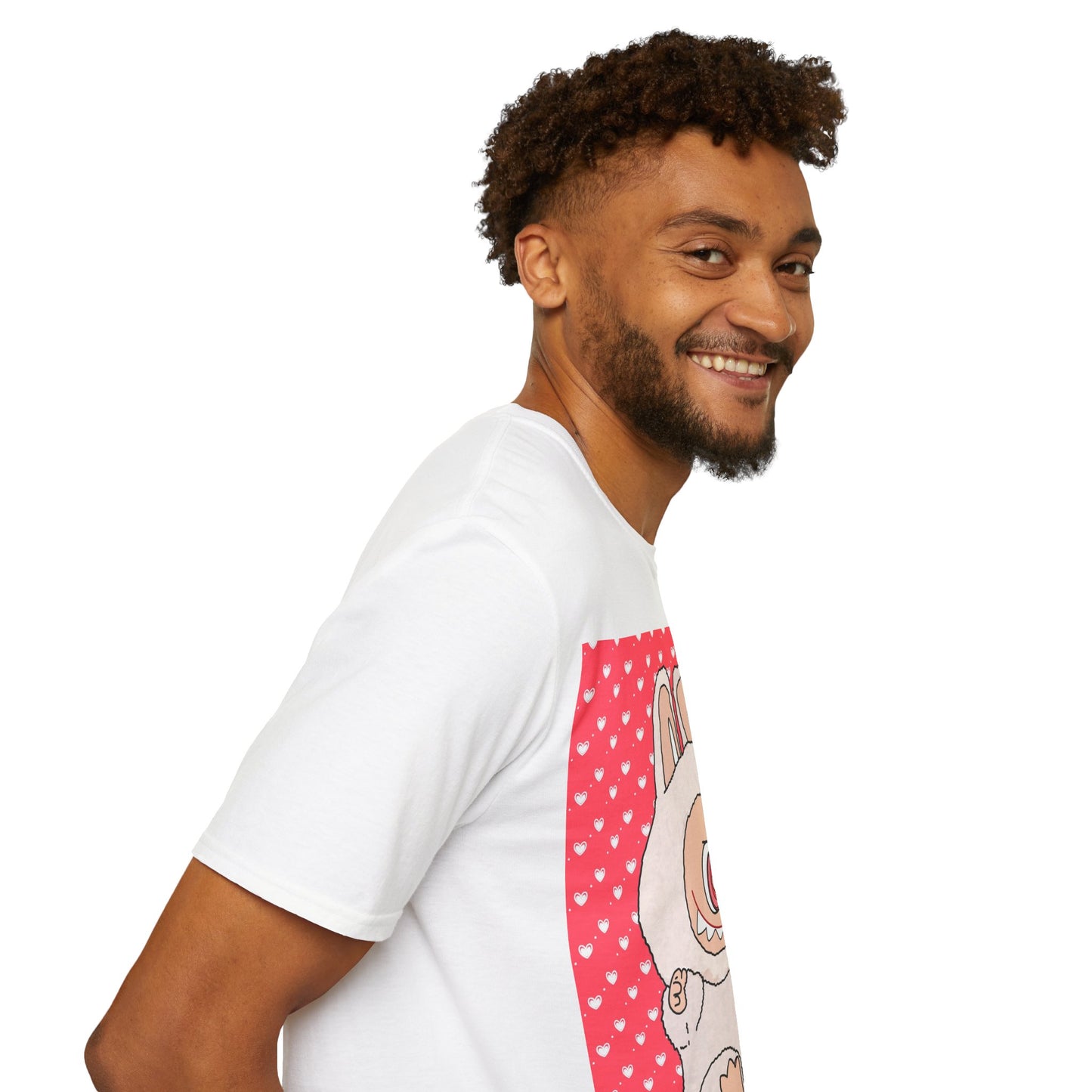 Cute Labubu T-Shirt — Heart Lollipop Valentine Tee