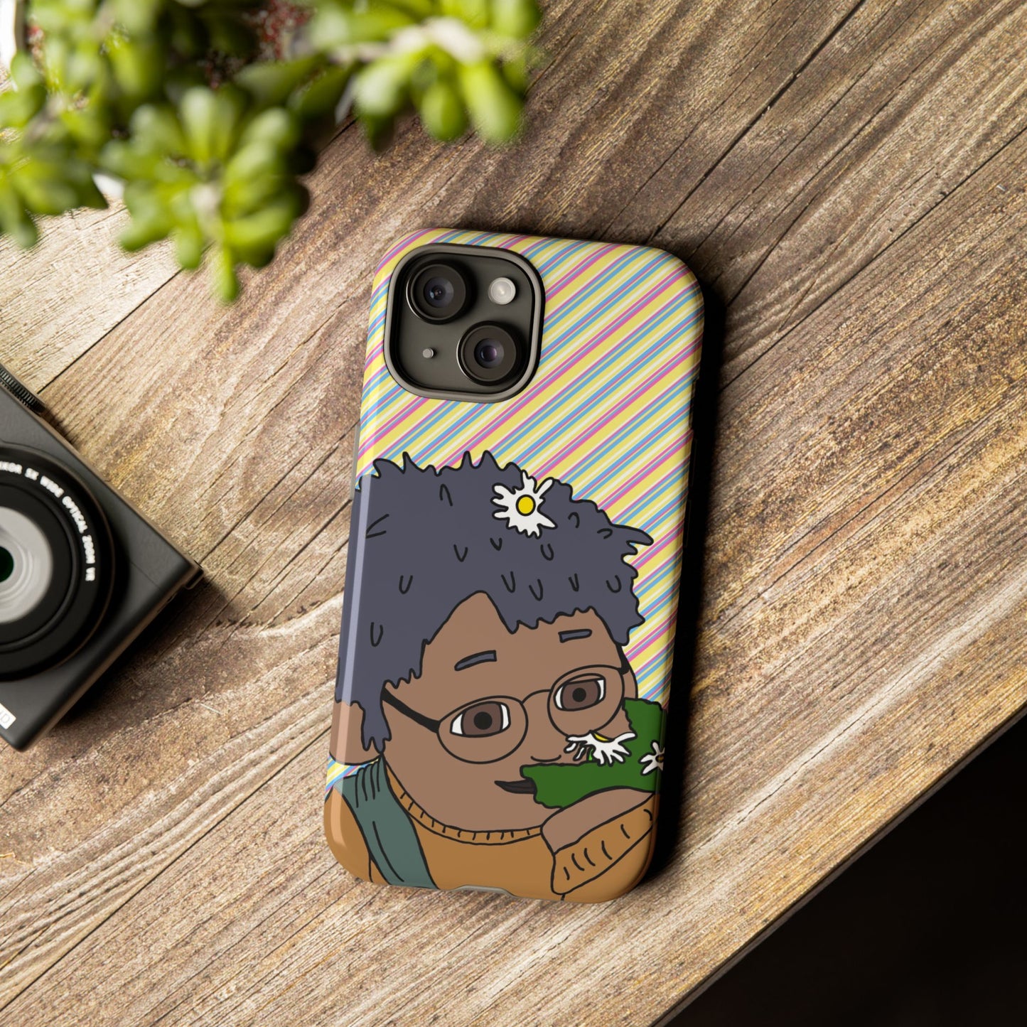 Cute Flowers Tom Phone Case —