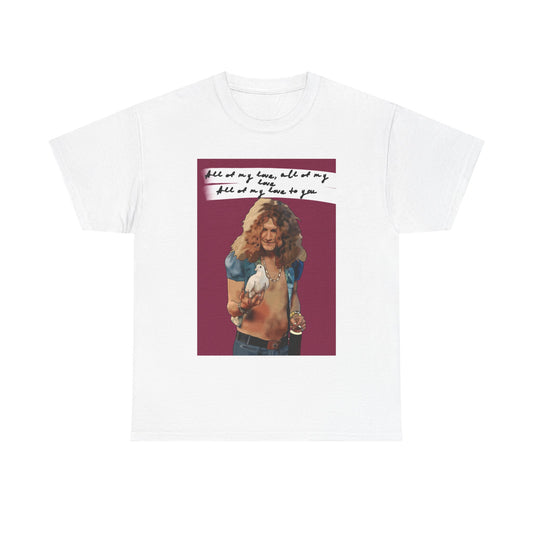 Robert Plant Led Zeppelin lyrics t shirt