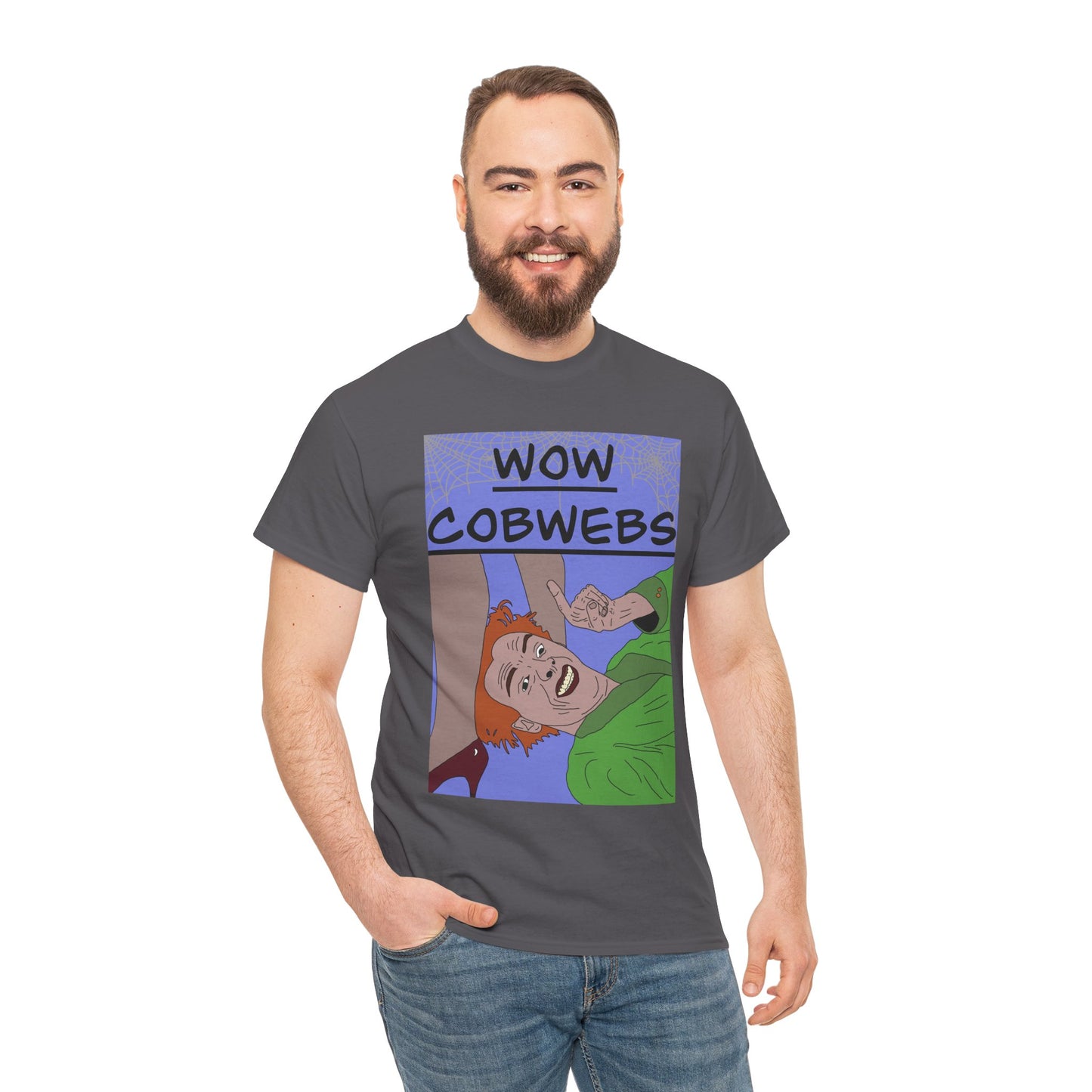 Drop Dead Fred T-Shirt — Funny "Wow Cobwebs" Retro Cartoon Tee