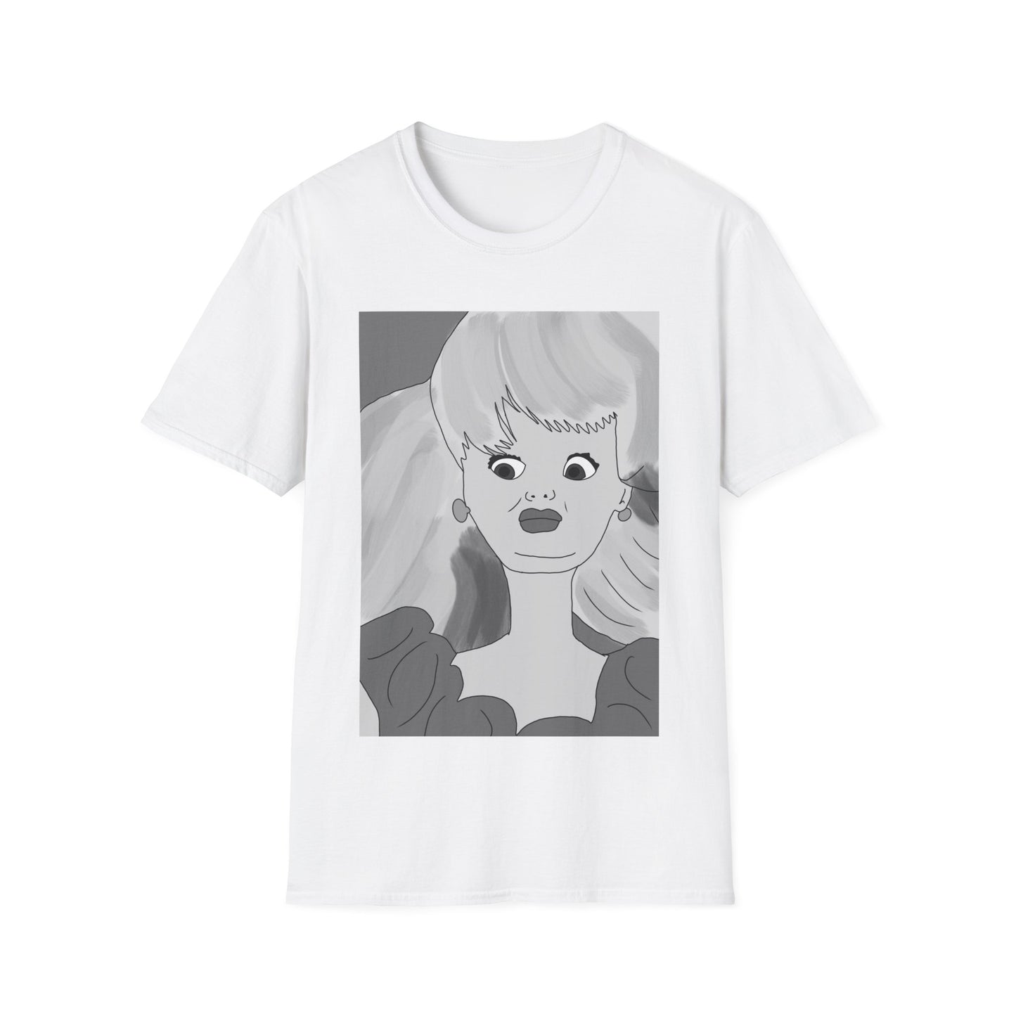 EWWW T-Shirt — Retro Pop Art Doll Portrait Graphic Tee