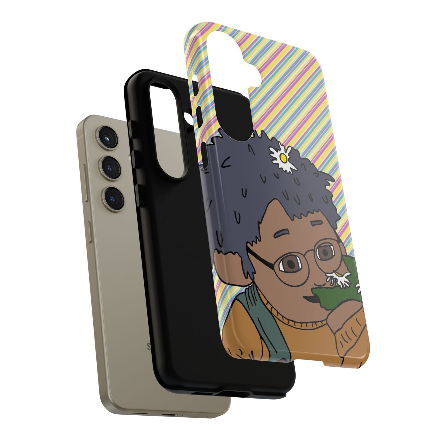Cute Flowers Tom Phone Case —