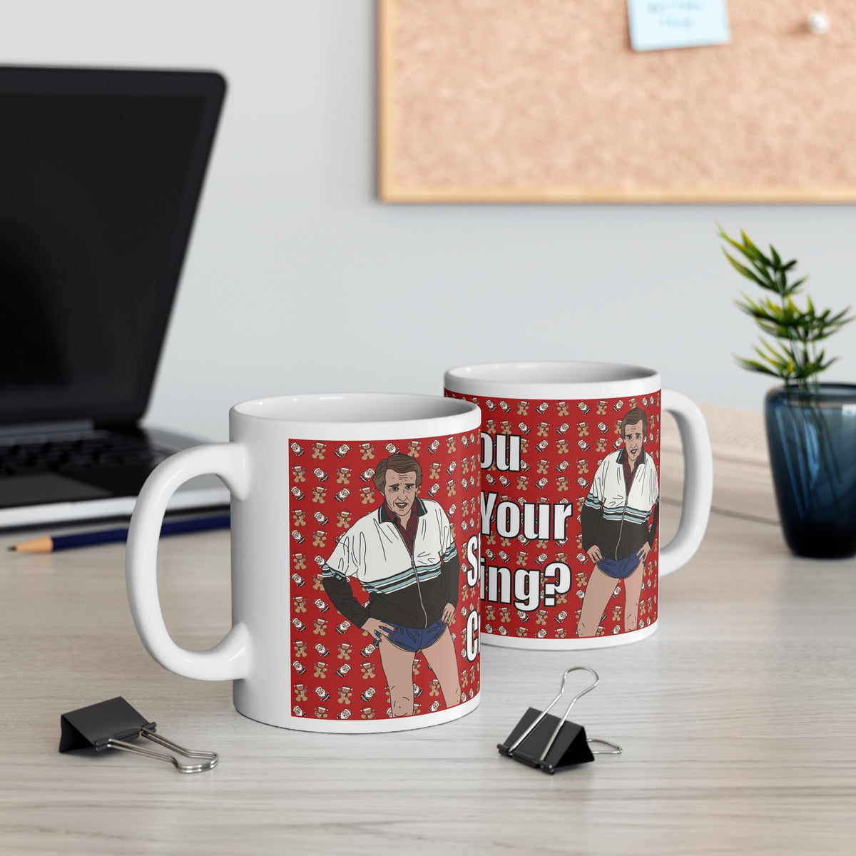 Alan Partridge Shave Your Crackling | Christmas Mug | More Jam