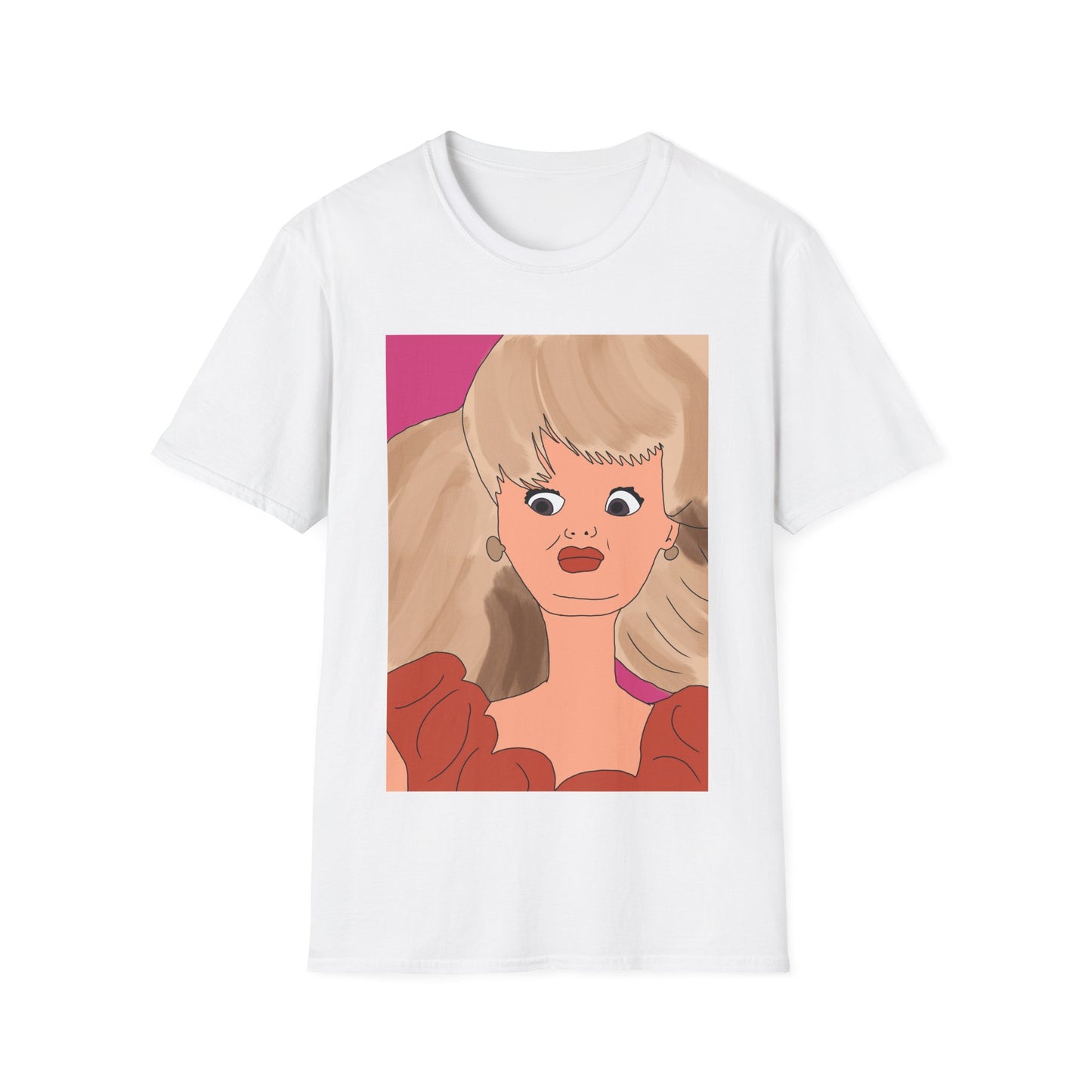 Ewww Retro Pop Art Doll Portrait T-Shirt