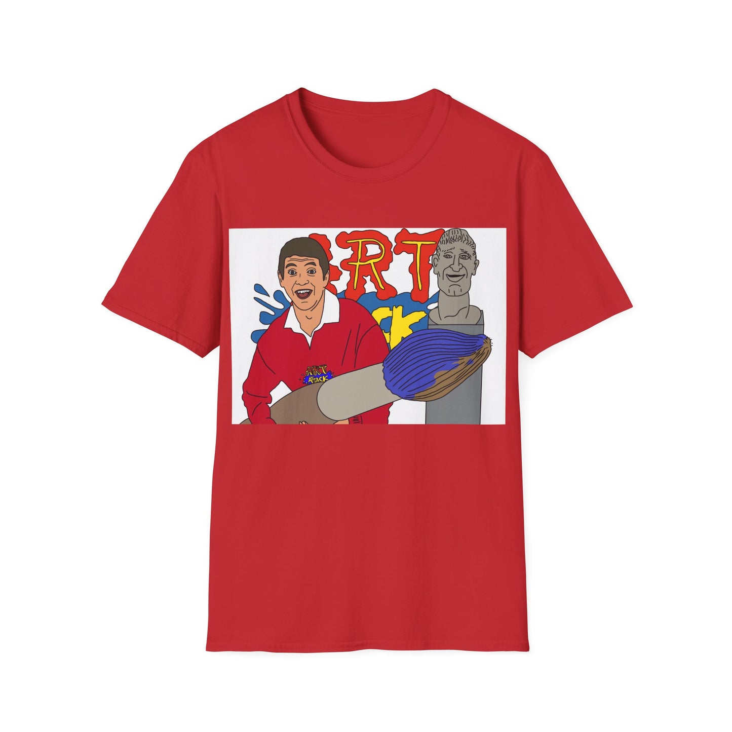 Art Attack 90s T-Shirt — Funny Graphic Tee