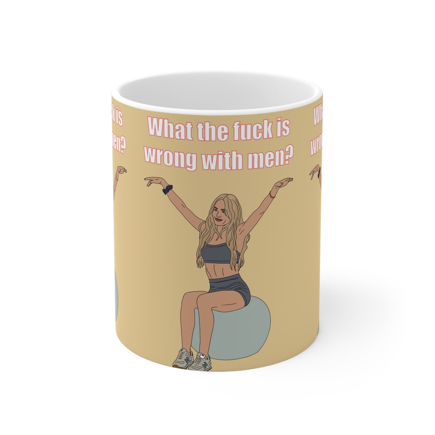 Landman Ainsley Wtf Is Wrong With Men Mug | More Jam