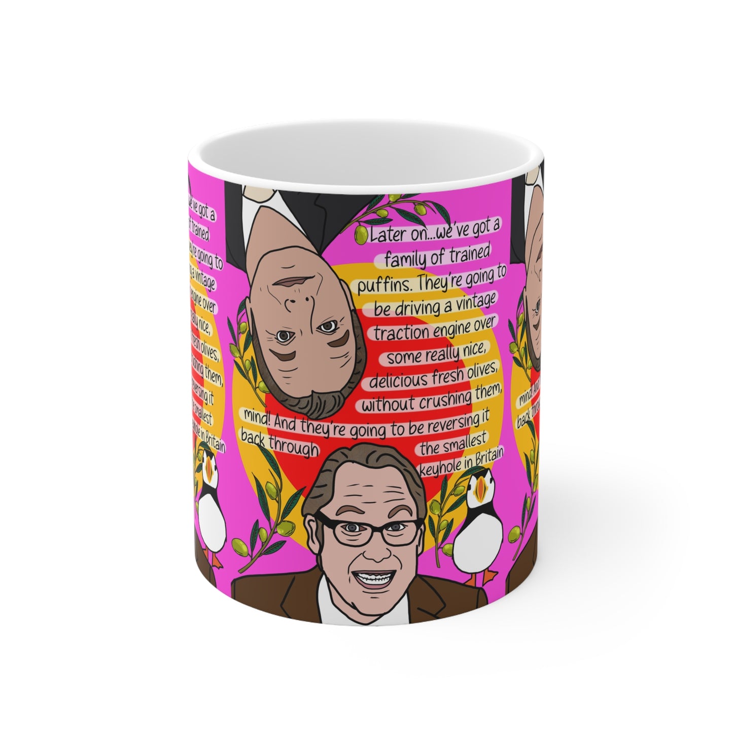 A Family Of Well Trained Puffins... | Shooting Stars Mug | More Jam