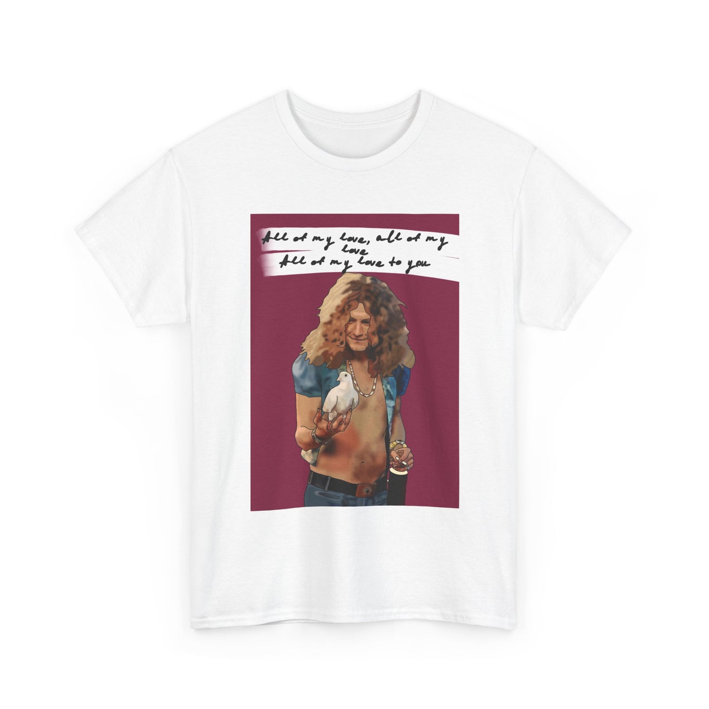 Robert Plant Led Zeppelin lyrics t shirt