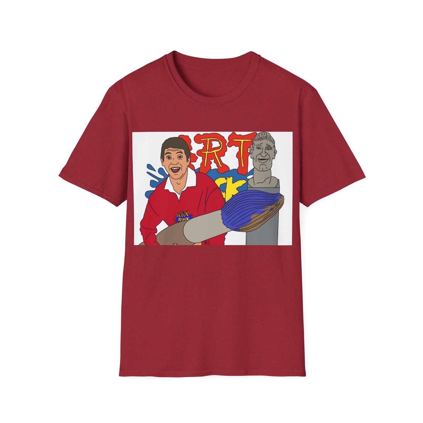 Art Attack 90s T-Shirt — Funny Graphic Tee