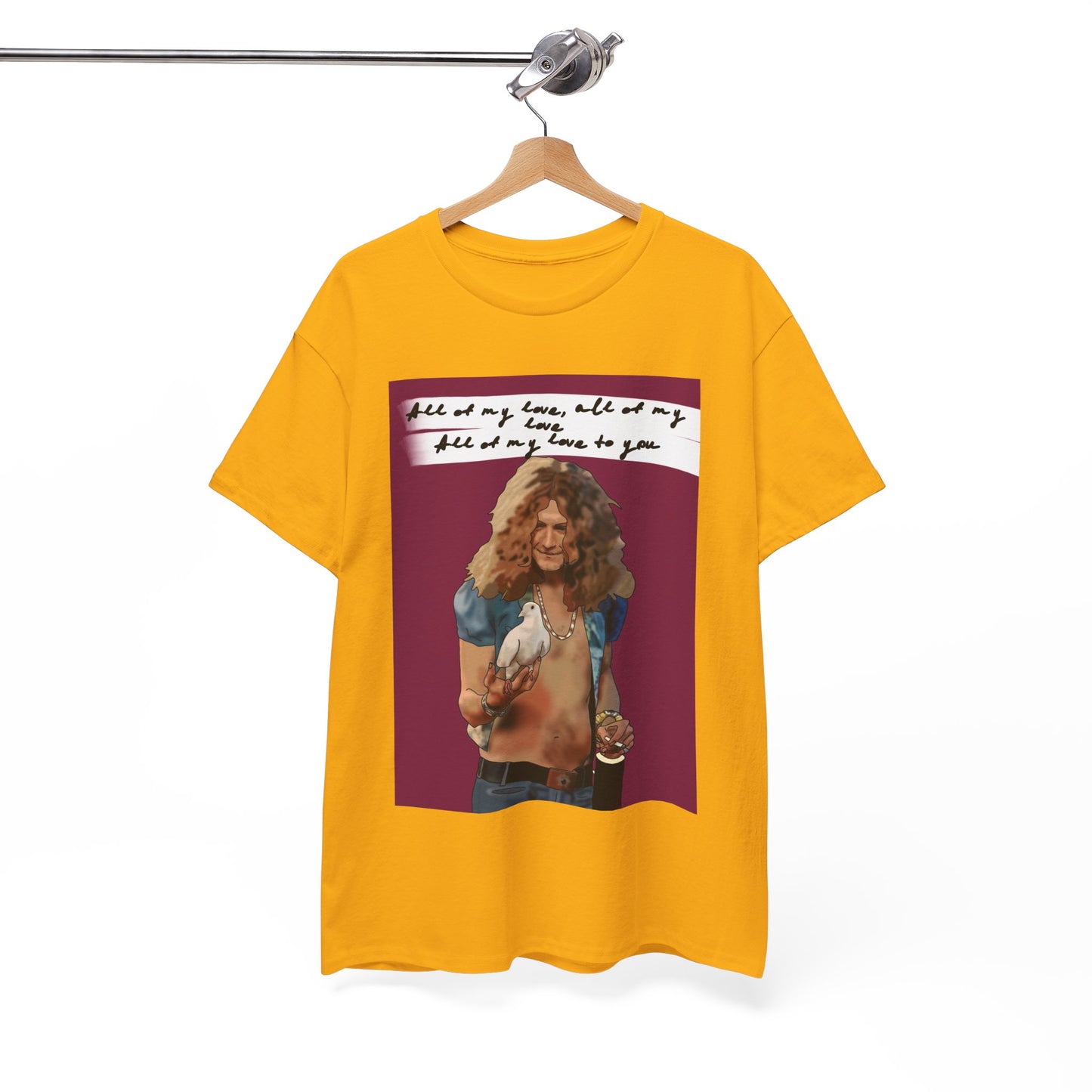 Robert Plant Led Zeppelin lyrics t shirt