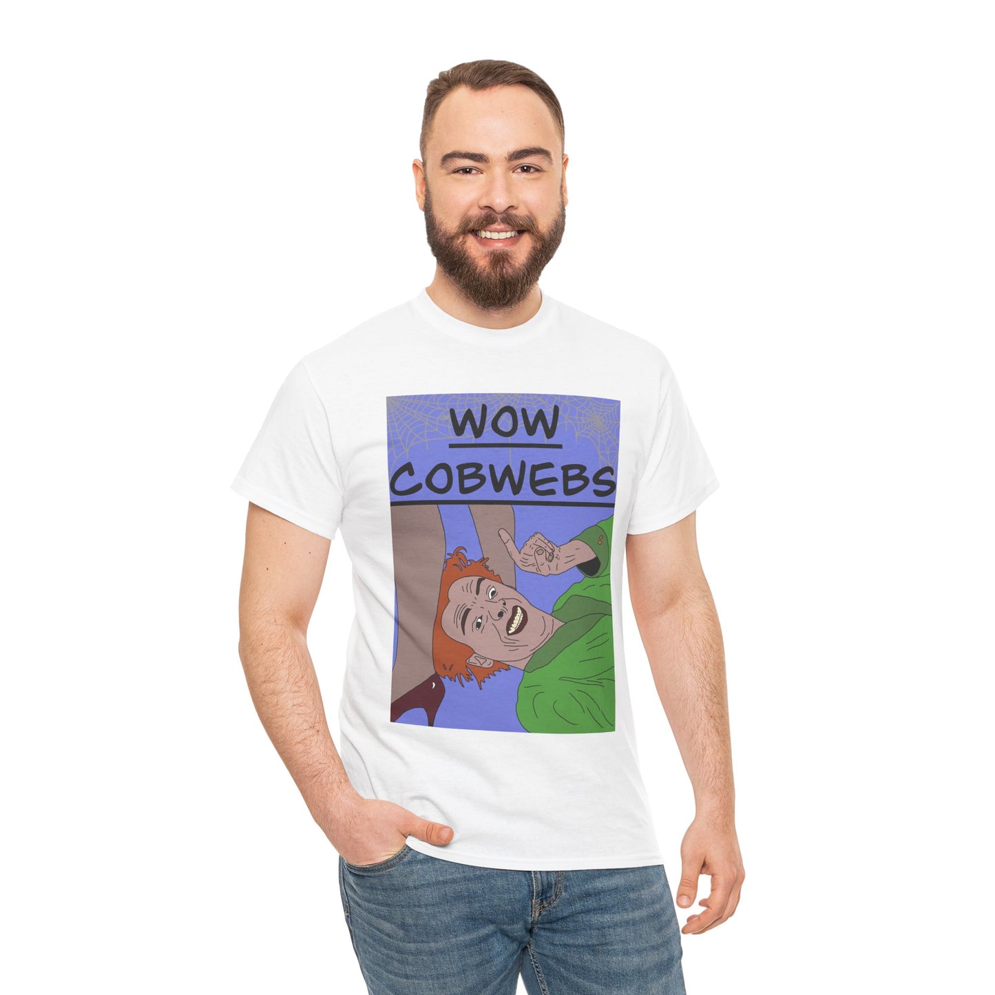 Drop Dead Fred T-Shirt — Funny "Wow Cobwebs" Retro Cartoon Tee