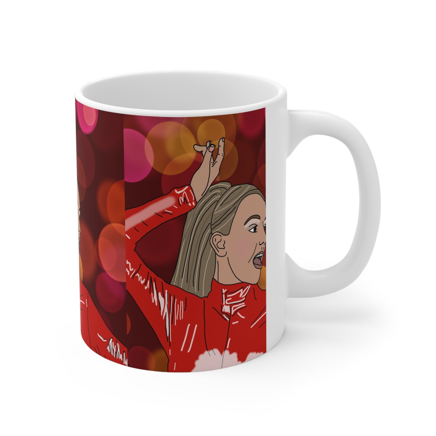 Britney Coffee Mug – Pop Star Illustration Ceramic Mug