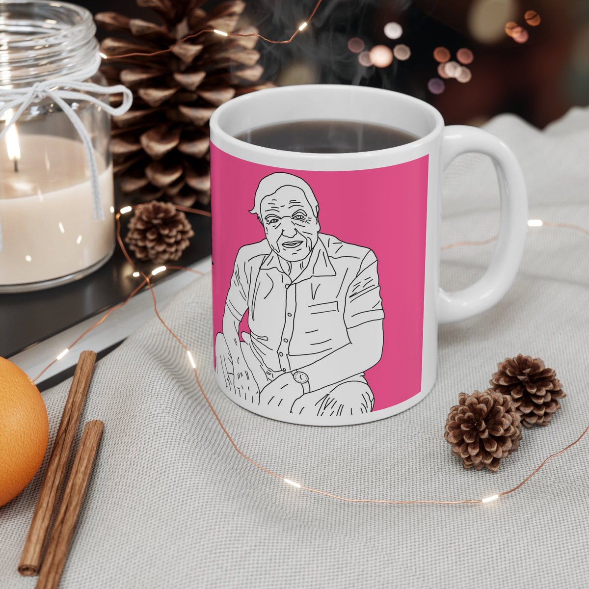 David Attenborough The GOAT | Mug | More Jam