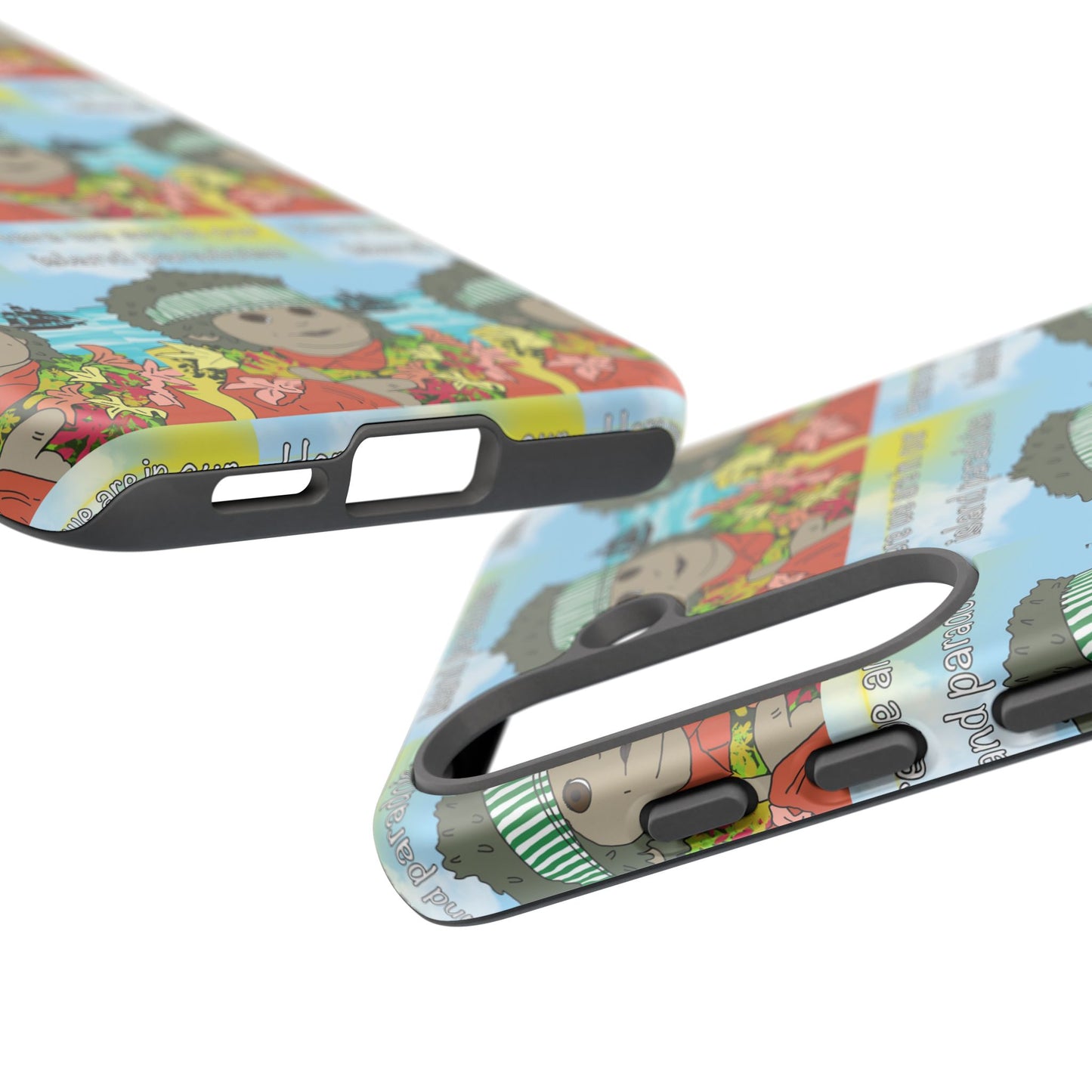 Phone Case Paradoise "here we are in our island paradise"