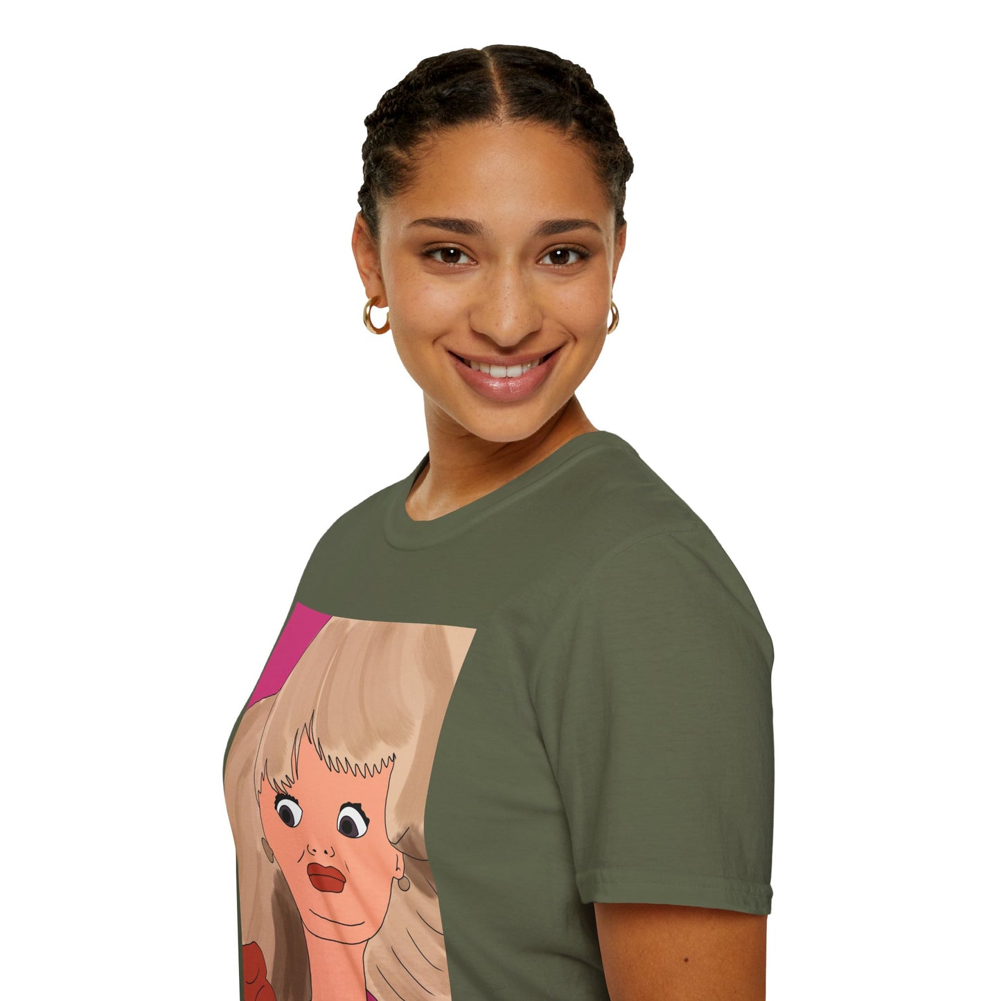 Ewww Retro Pop Art Doll Portrait T-Shirt
