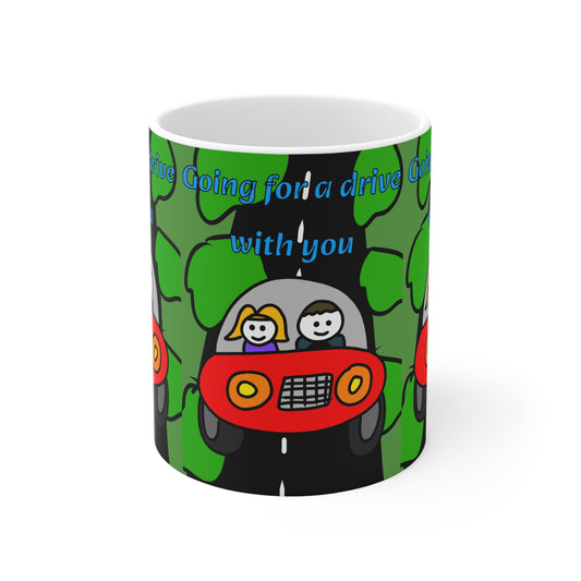 Drives With You | Funny Mug | More Jam