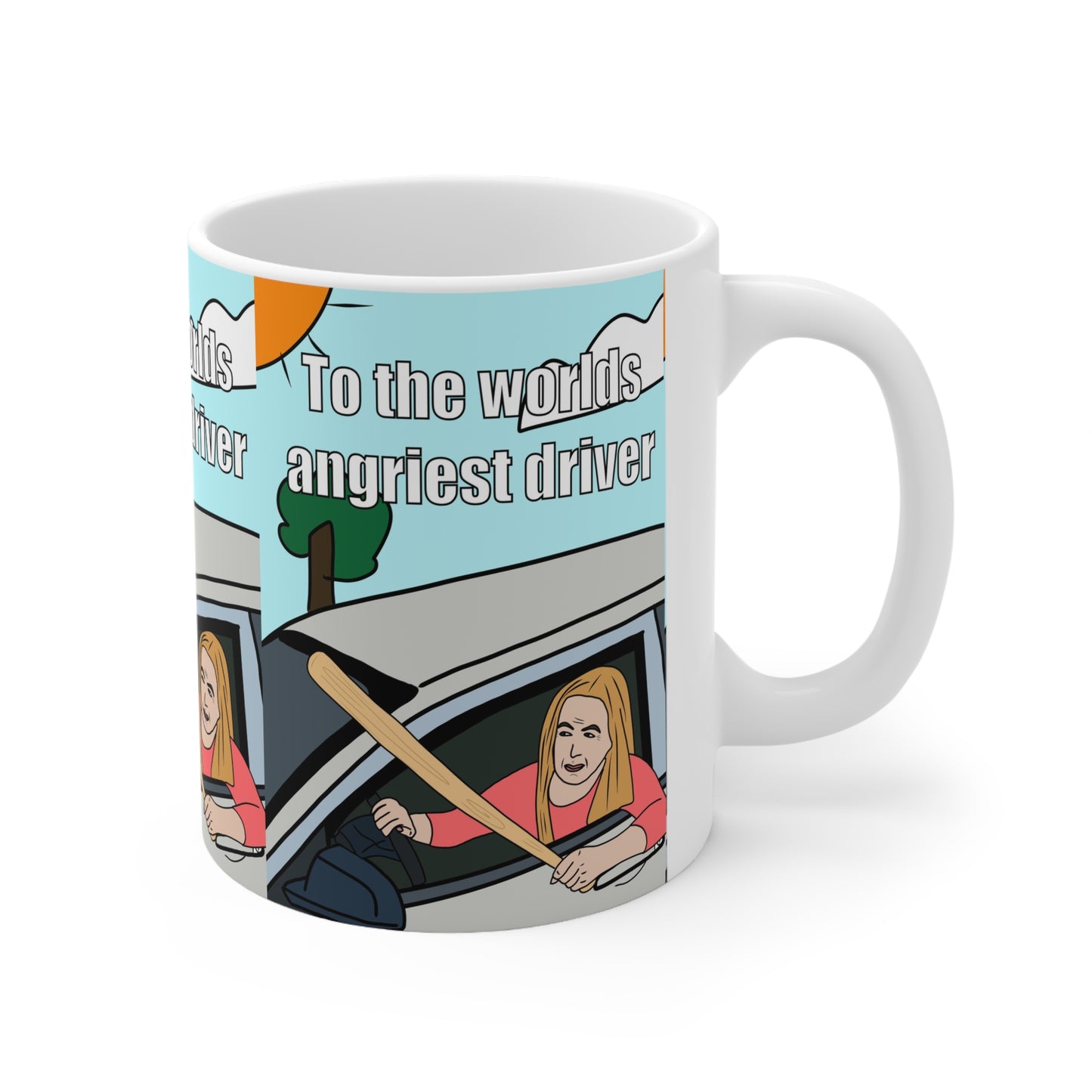 Angry Driver | Funny Mug | More Jam