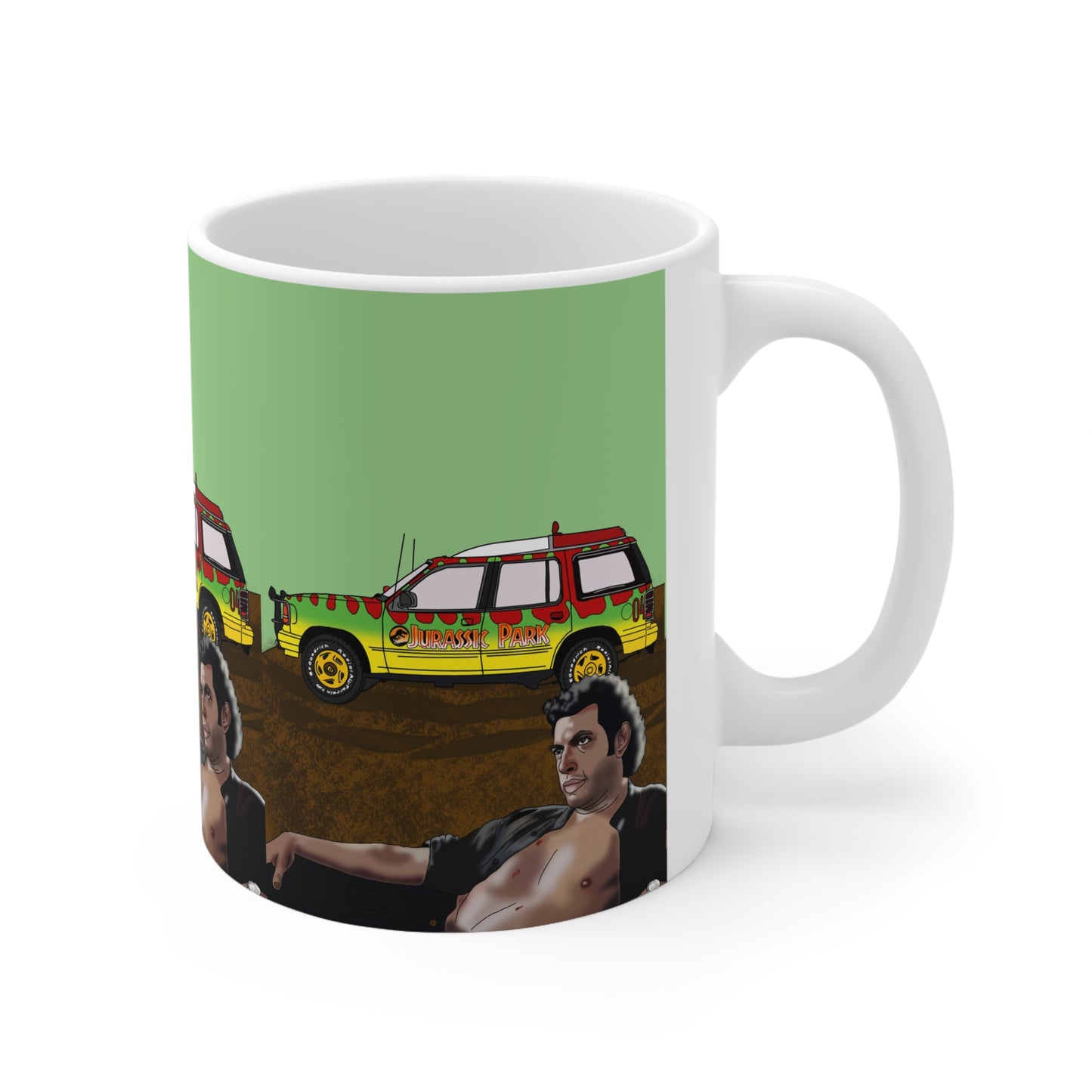 Jurassic Park Ian Malcolm | Movie Mug | More Jam