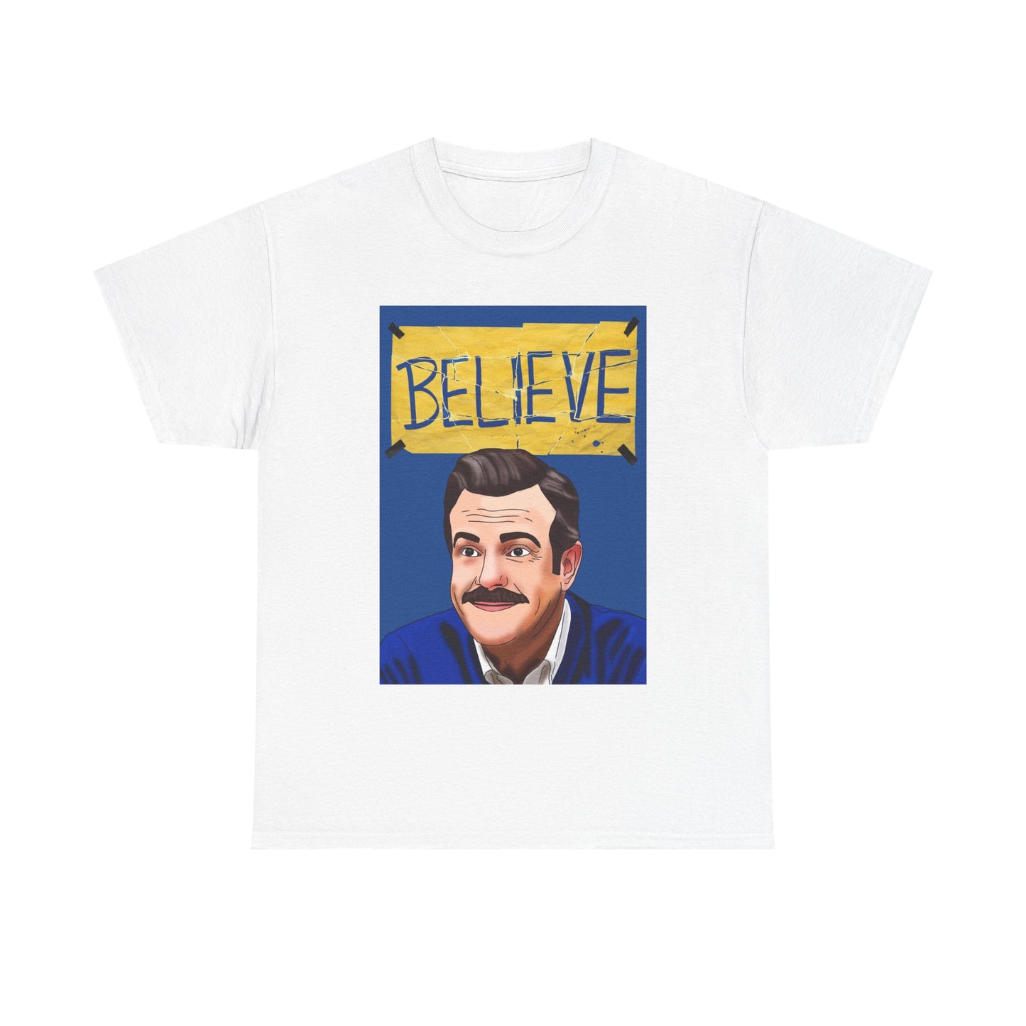 Ted Lasso Believe Portrait T‑Shirt — Inspirational Graphic Tee