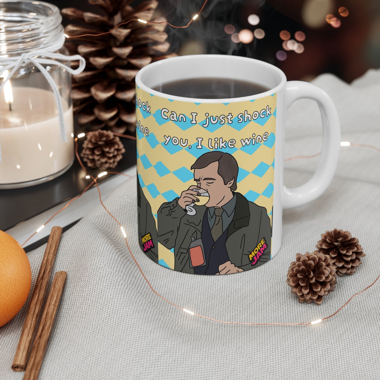 Alan Partridge | Can I Just Shock You Mug | More Jam
