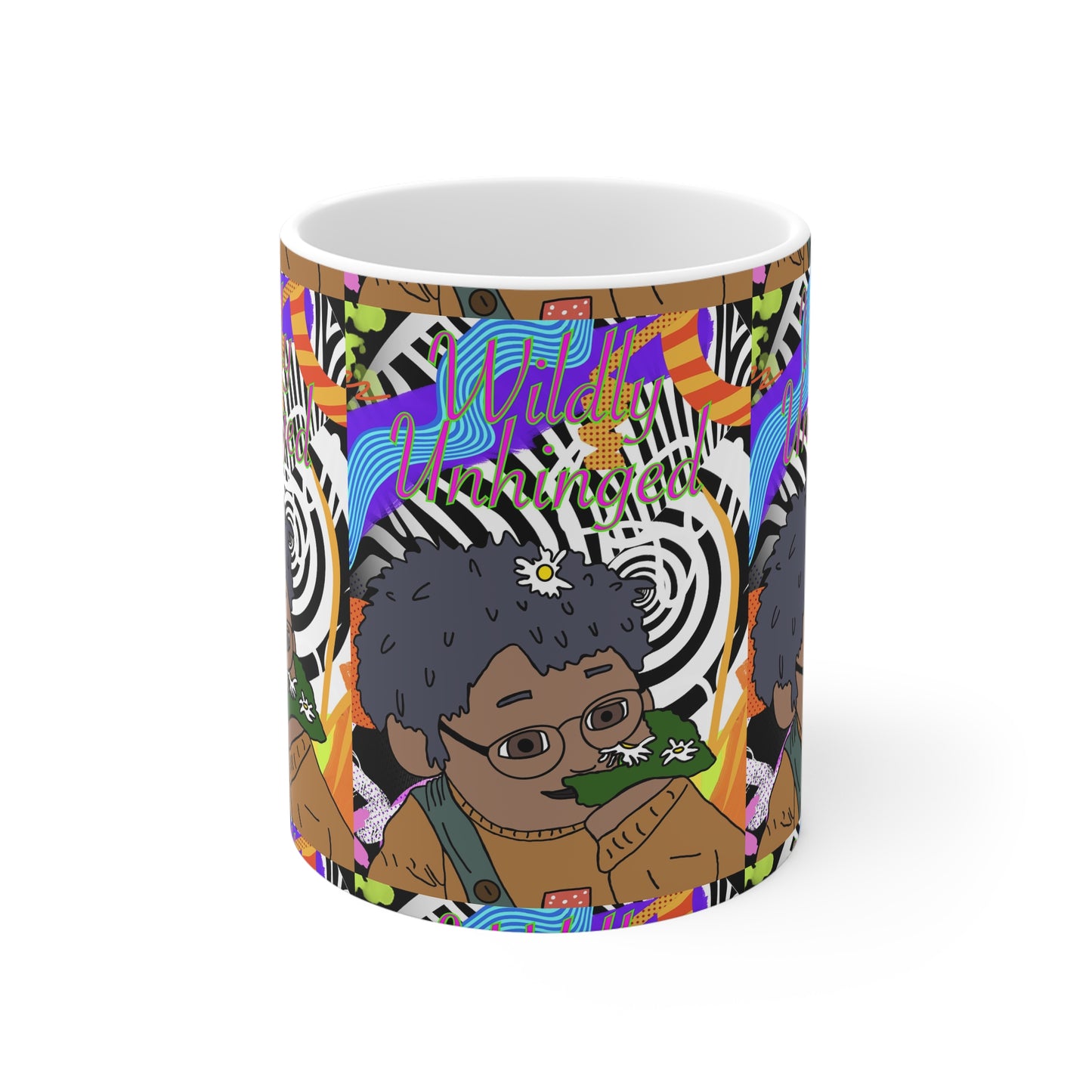 Wildly Unhinged Colourful Mug
