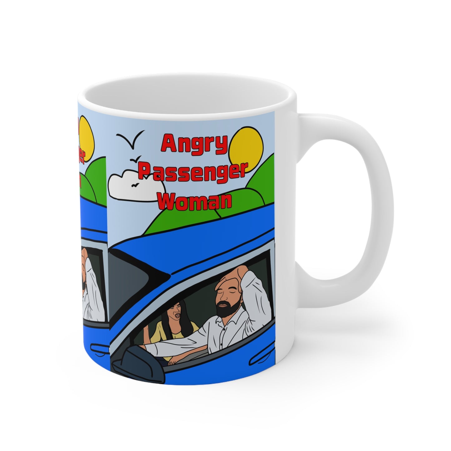 Angry Passenger | Funny Mug | More Jam