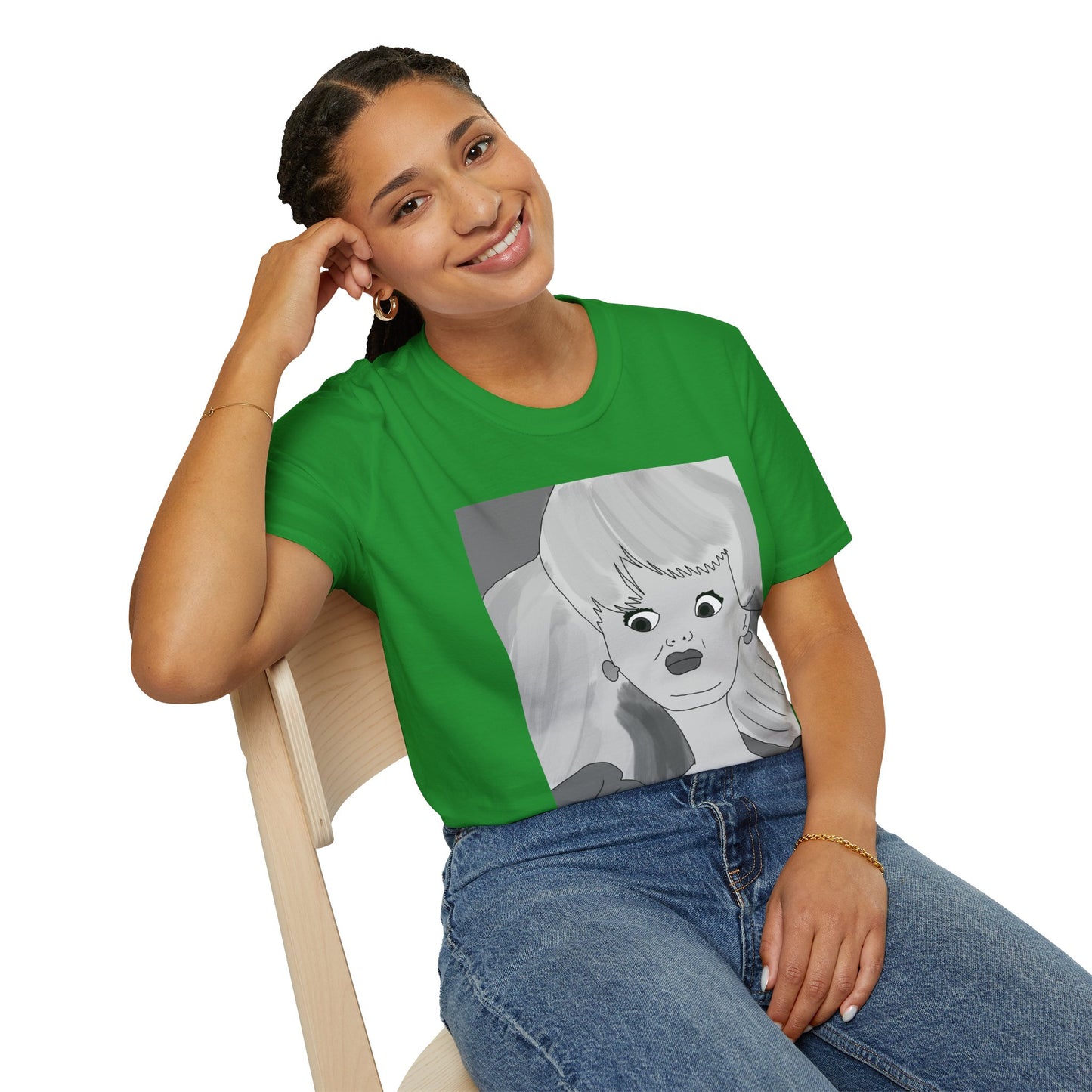 EWWW T-Shirt — Retro Pop Art Doll Portrait Graphic Tee