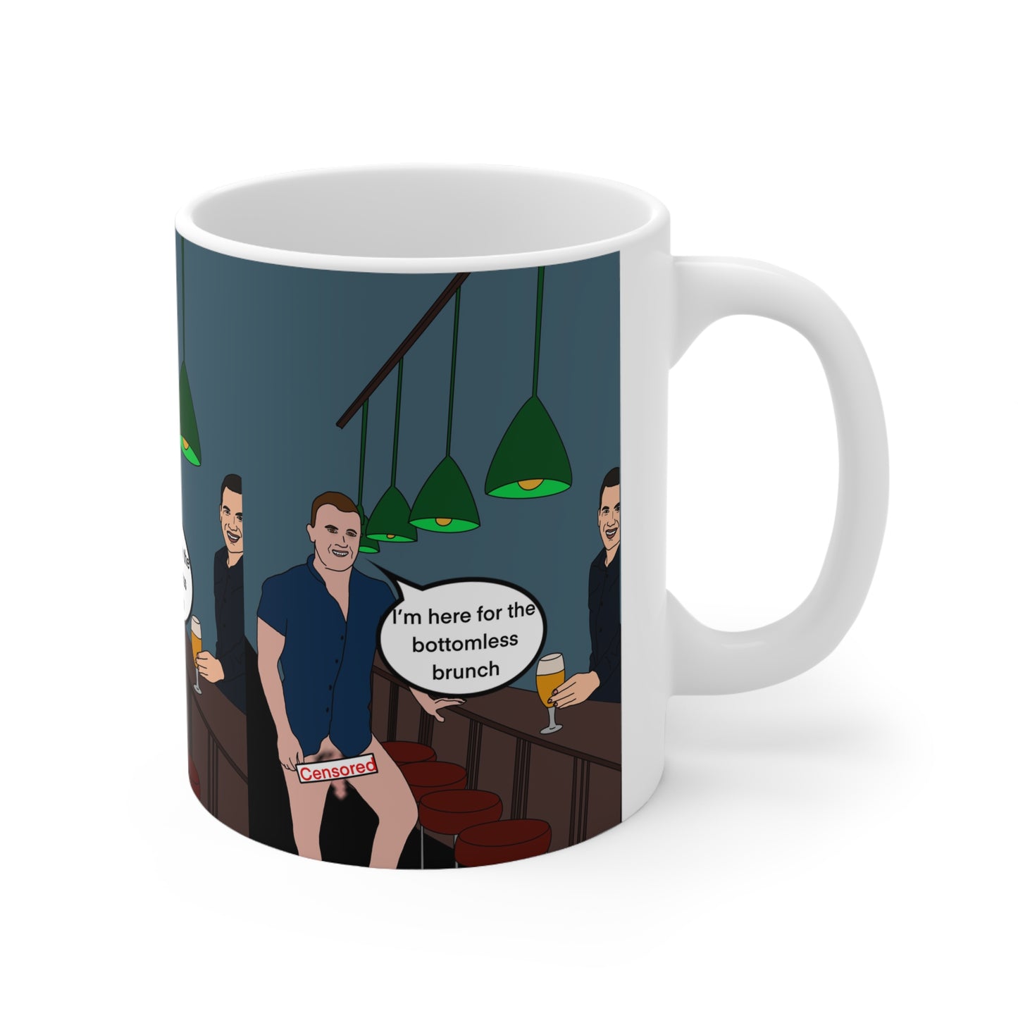 Bottomless Brunch Funny Ceramic Coffee Cup