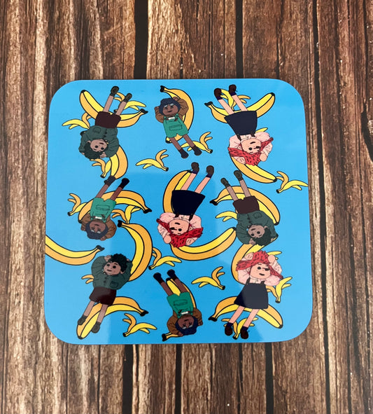 Falling Tots High Gloss Coaster Limited Edition