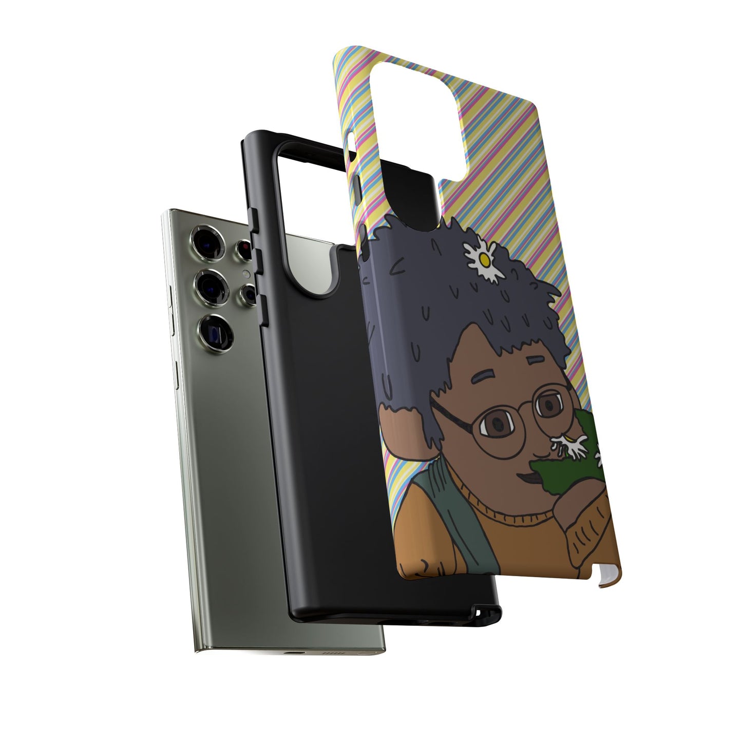 Cute Flowers Tom Phone Case —