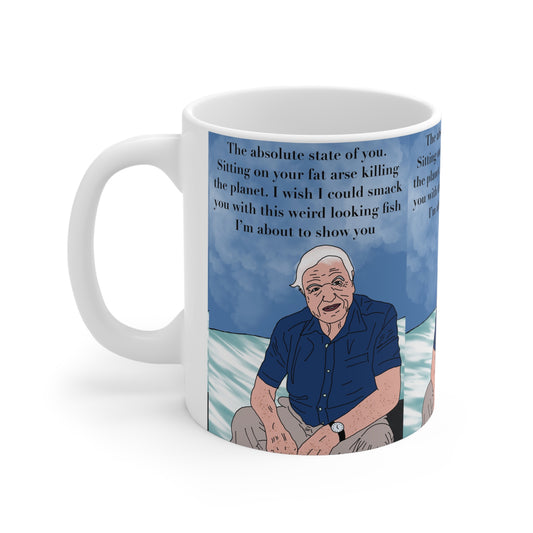 David Attenborough | Funny Mug | More Jam
