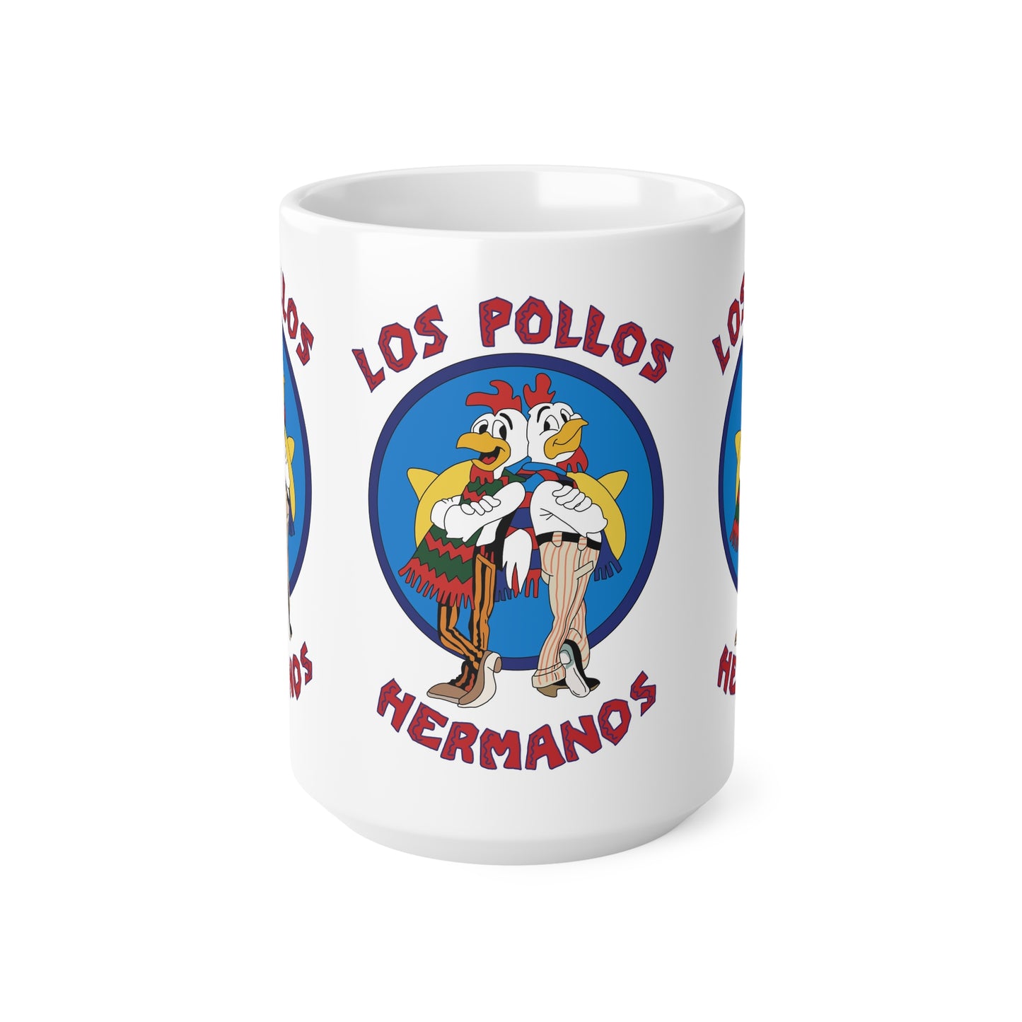 Breaking Bad Los Pollos Hermanos Ceramic Coffee Mug — 11oz & 15oz Retro Logo