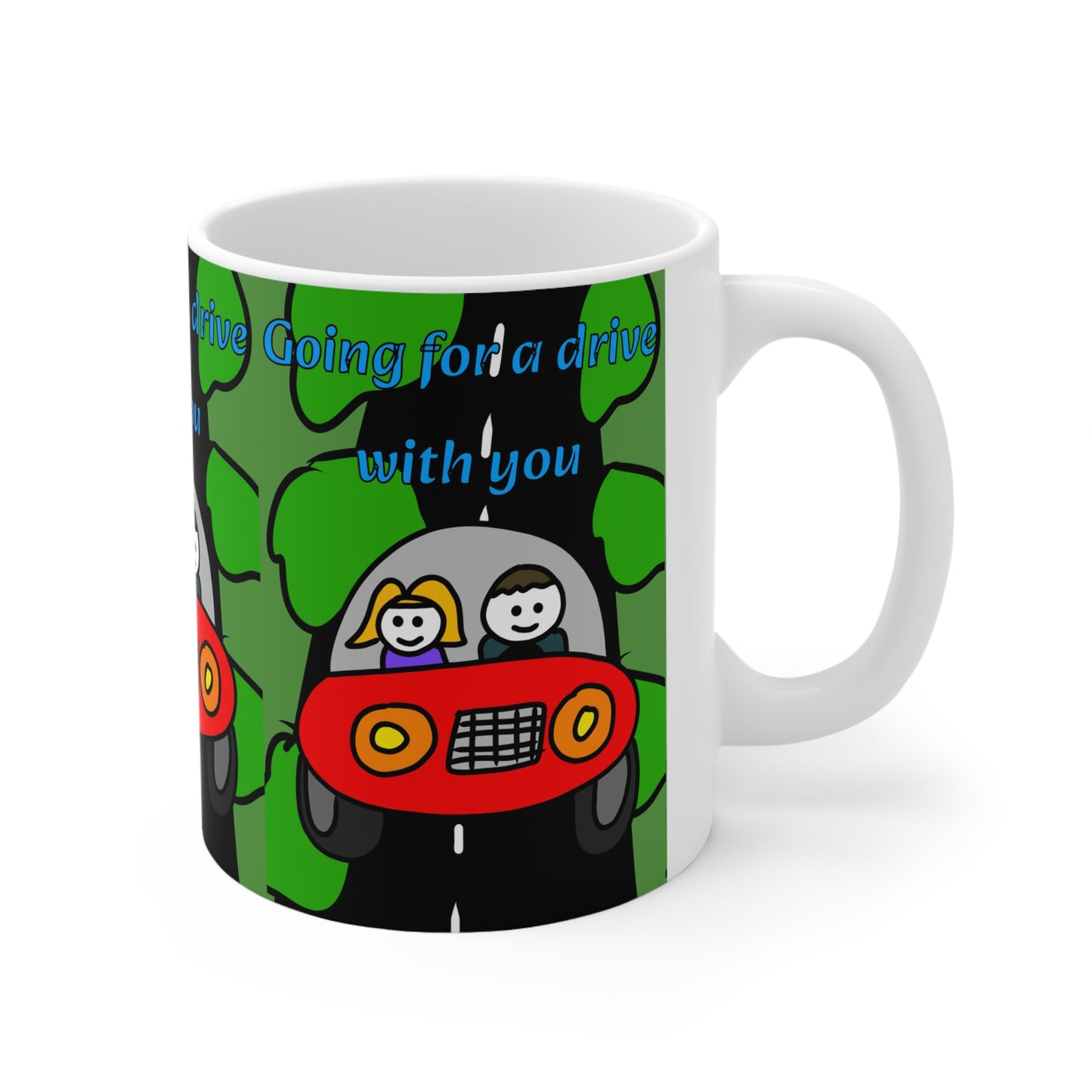 Drives With You | Funny Mug | More Jam