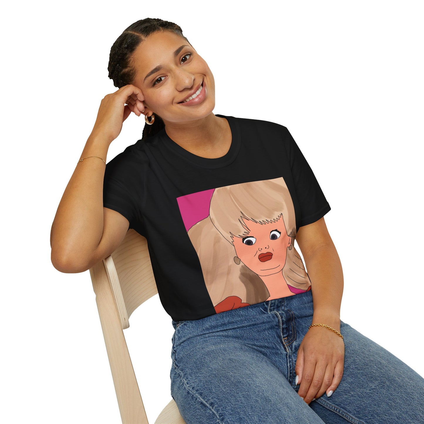Ewww Retro Pop Art Doll Portrait T-Shirt