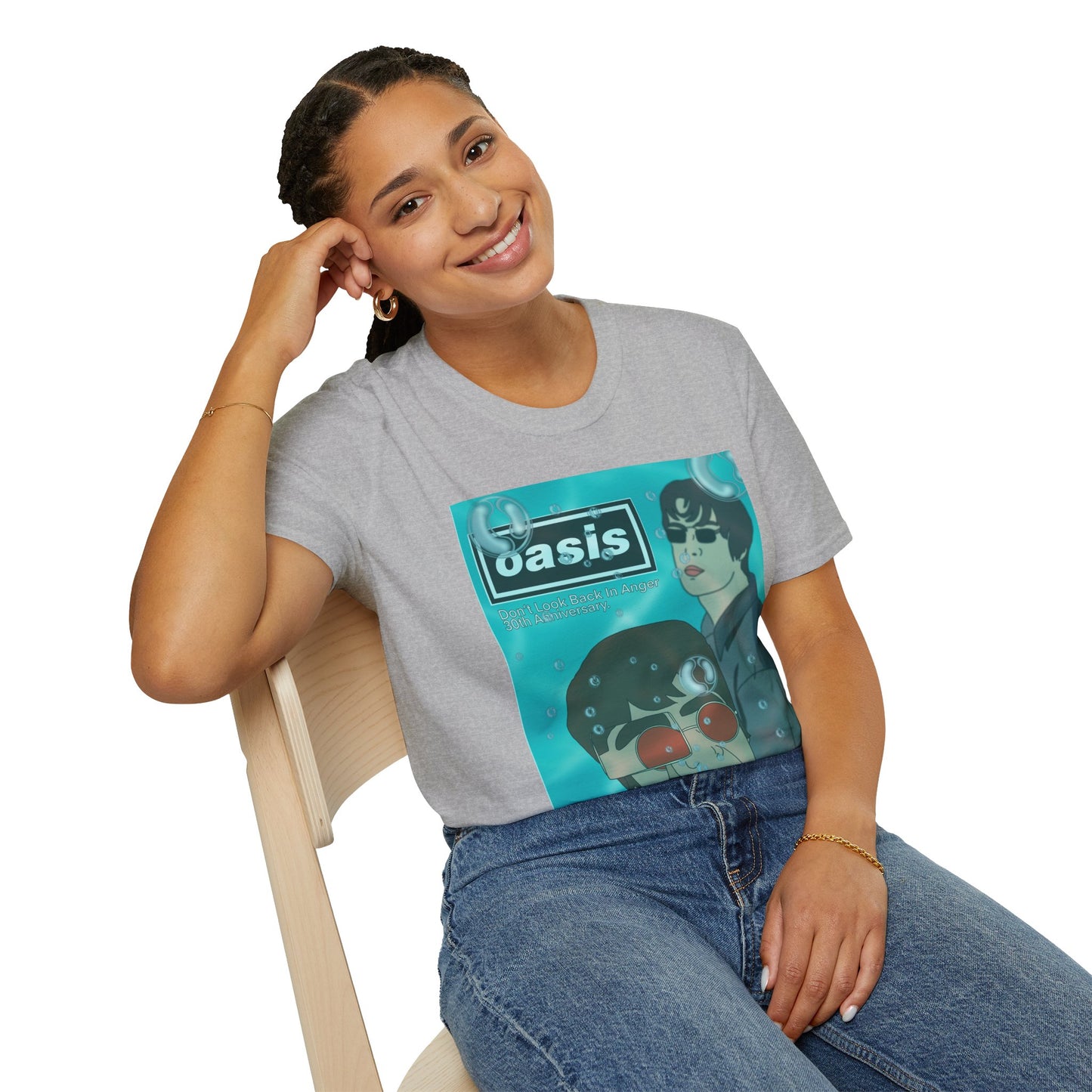 Oasis Don’t Look Back In Anger 30th Anniversary T Shirt | More Jam
