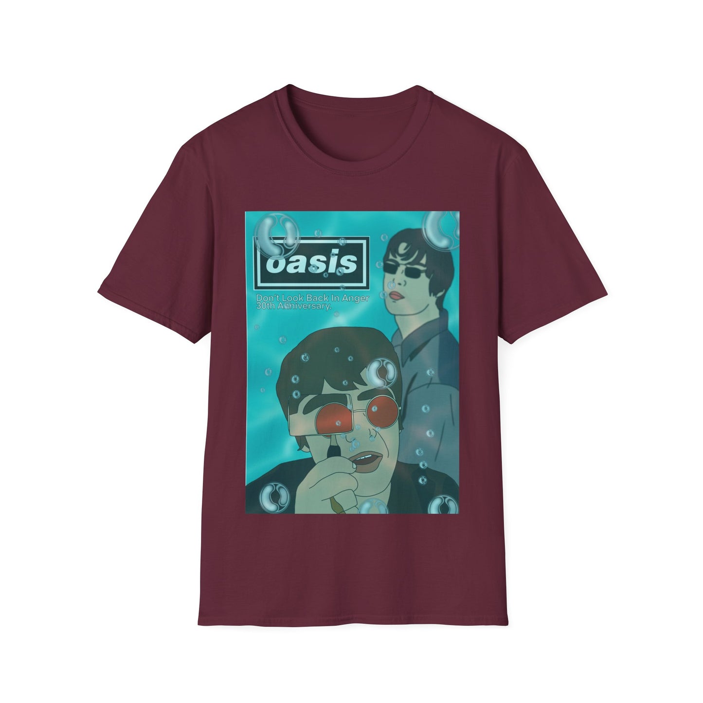 Oasis Don’t Look Back In Anger 30th Anniversary T Shirt | More Jam