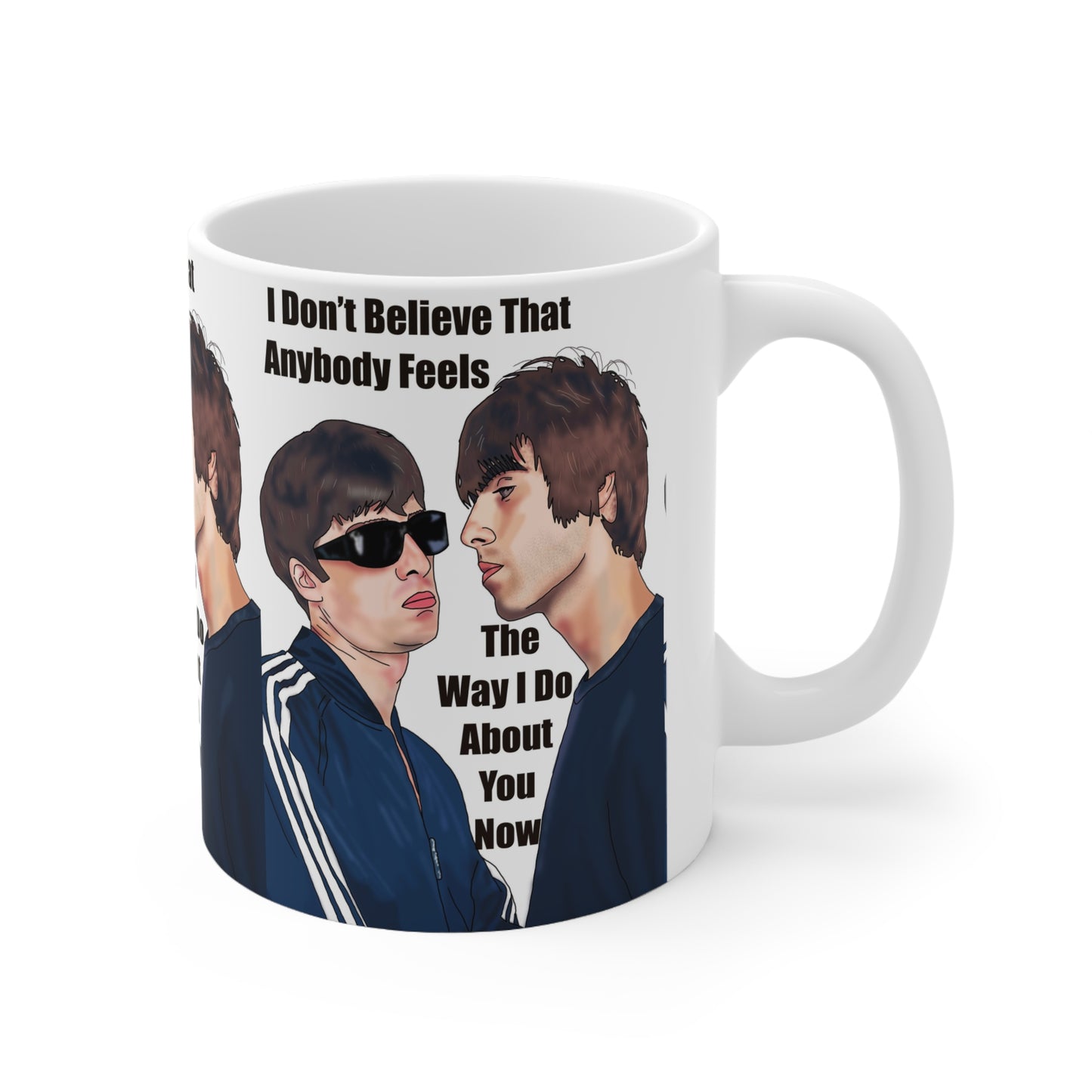 Oasis Wonderwall — 'I Don't Believe That Anybody Feels The Way I Do About You Now' Coffee Mug